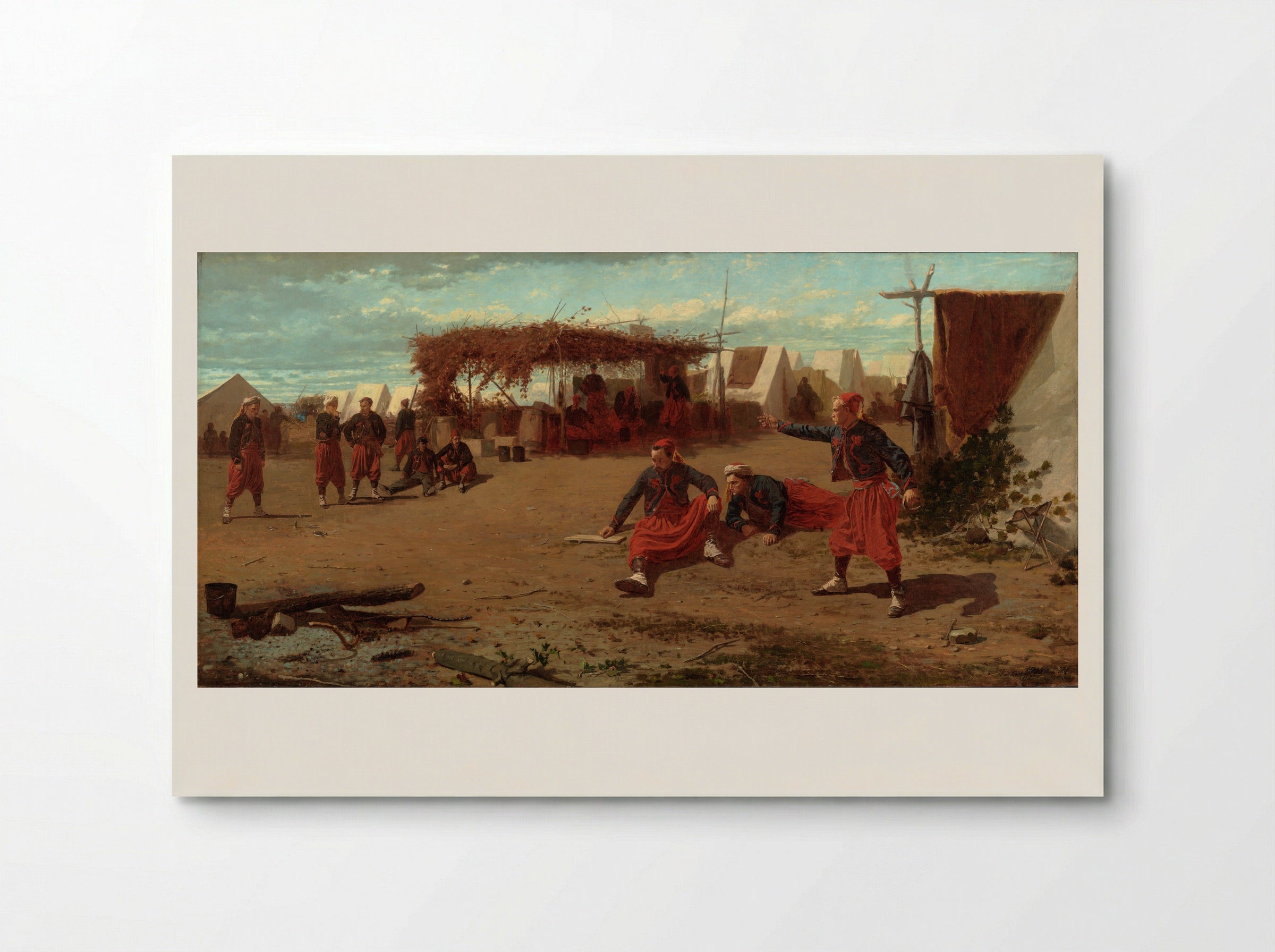 Pitching Quoits - Winslow Homer - Poster