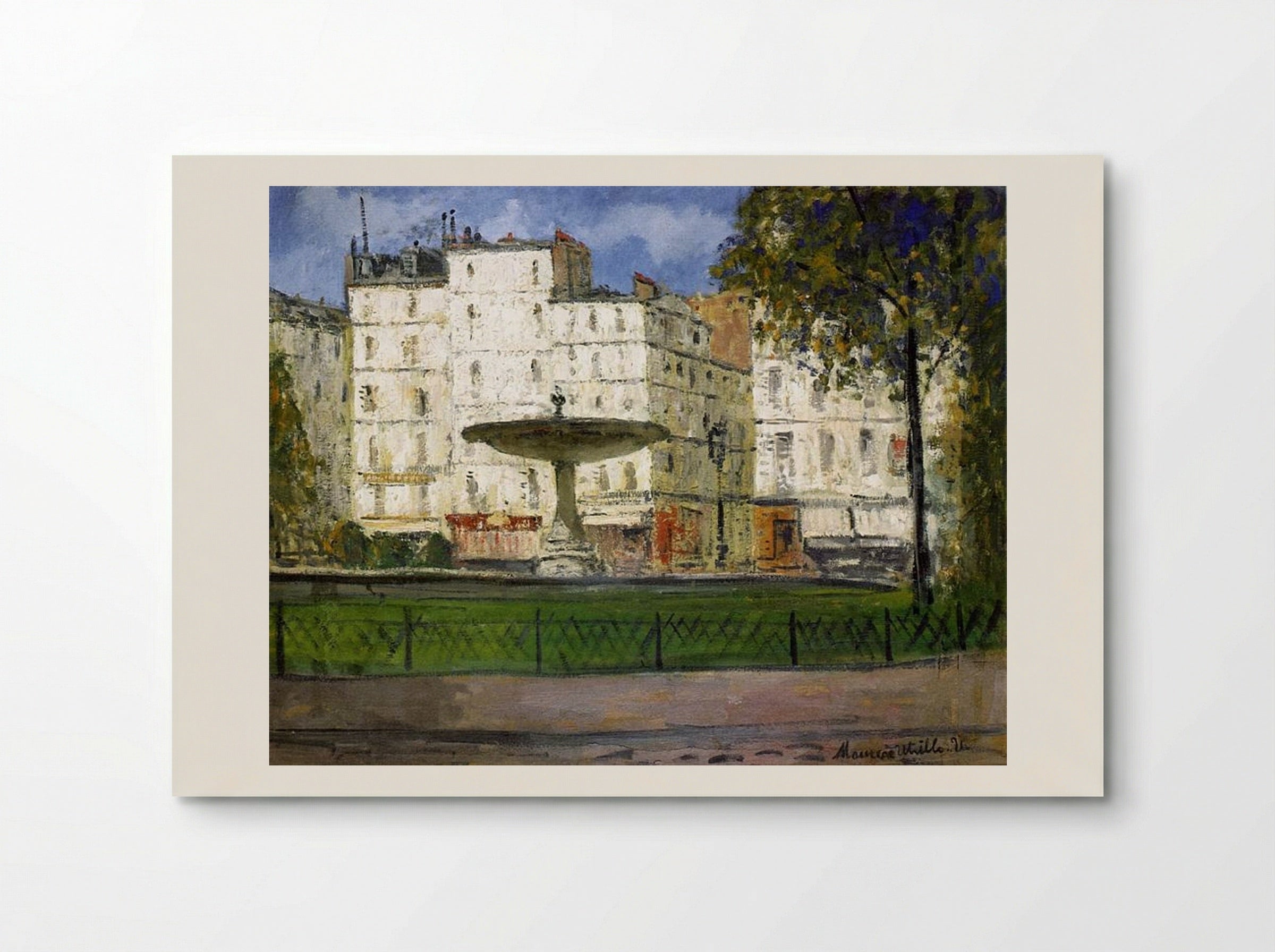 Place Pigalle - Maurice Utrillo - Poster