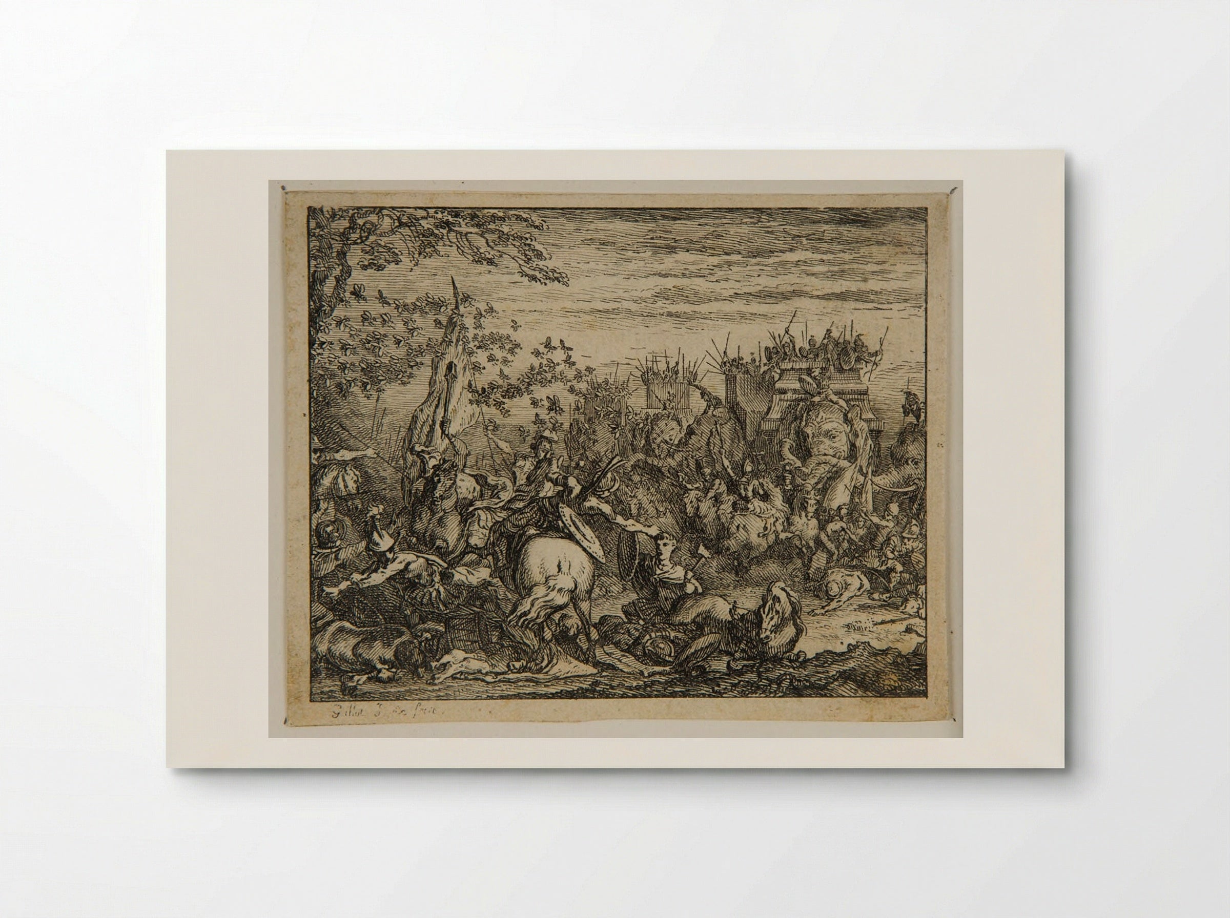 Plague of Locusts - Claude Gillot - Poster