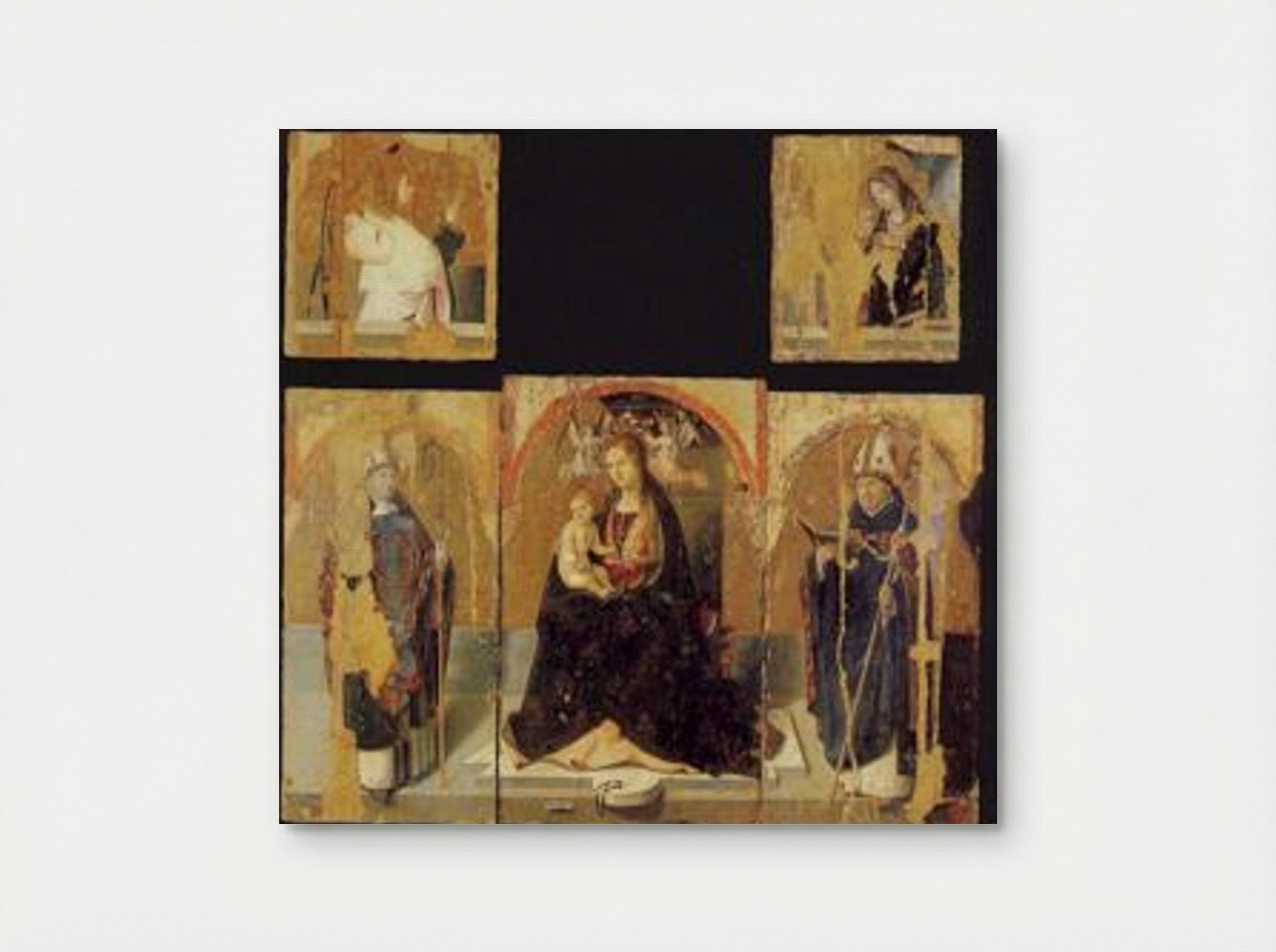 Polyptych of Saint Gregory - Antonello da Messina - Poster