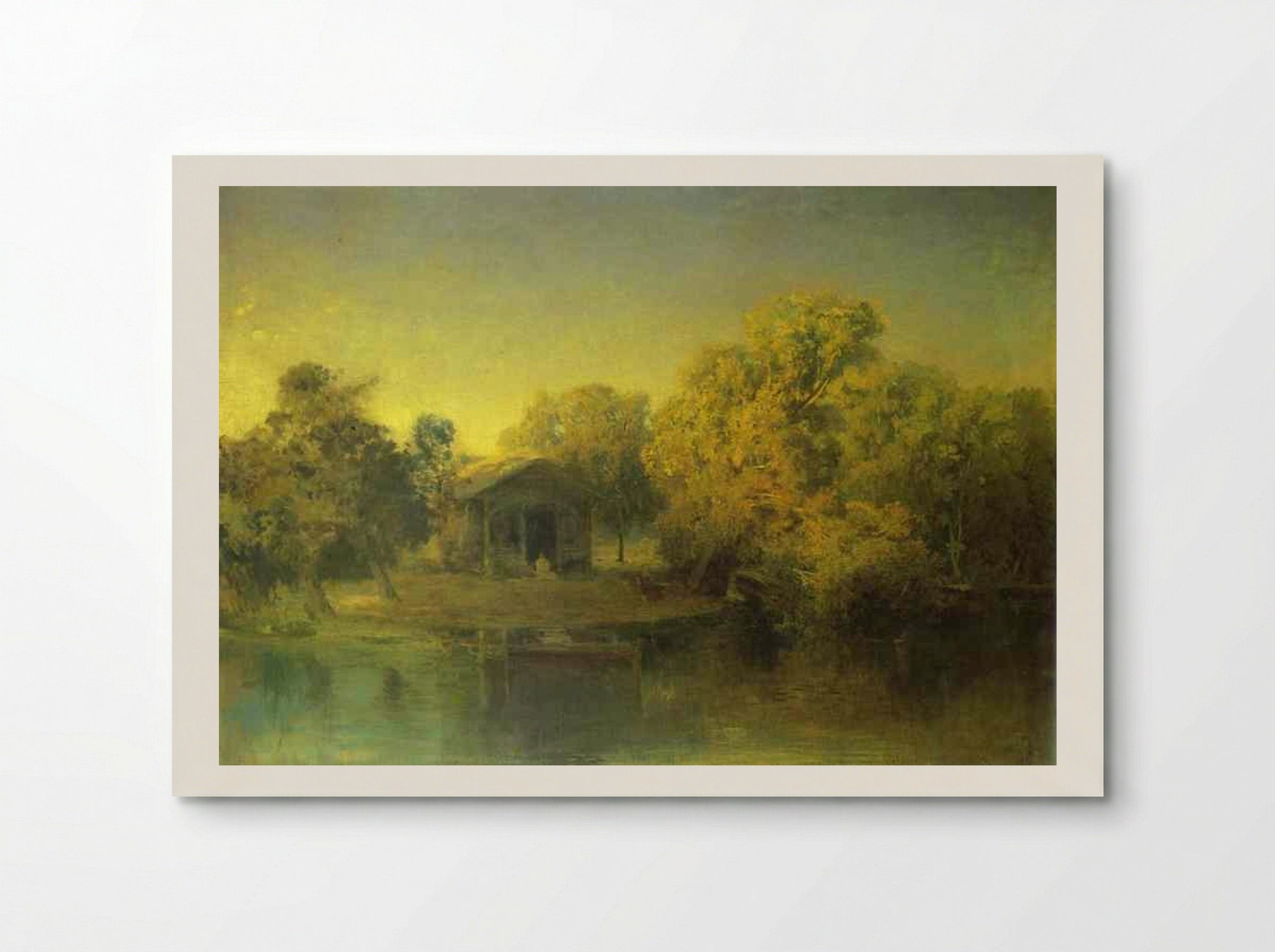 Pond at Sunset - Fyodor Vasilyev - Poster