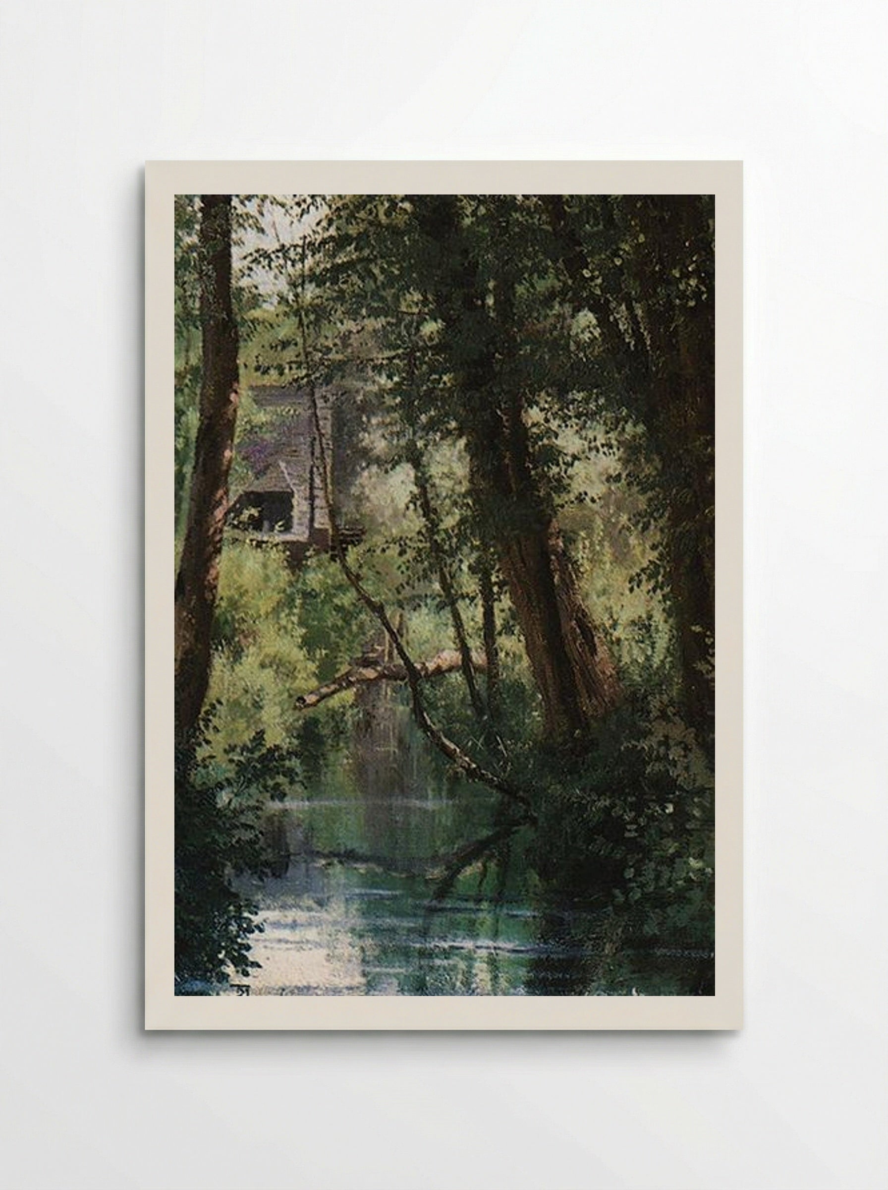 Pond at Wehle - Vasily Polenov - Poster