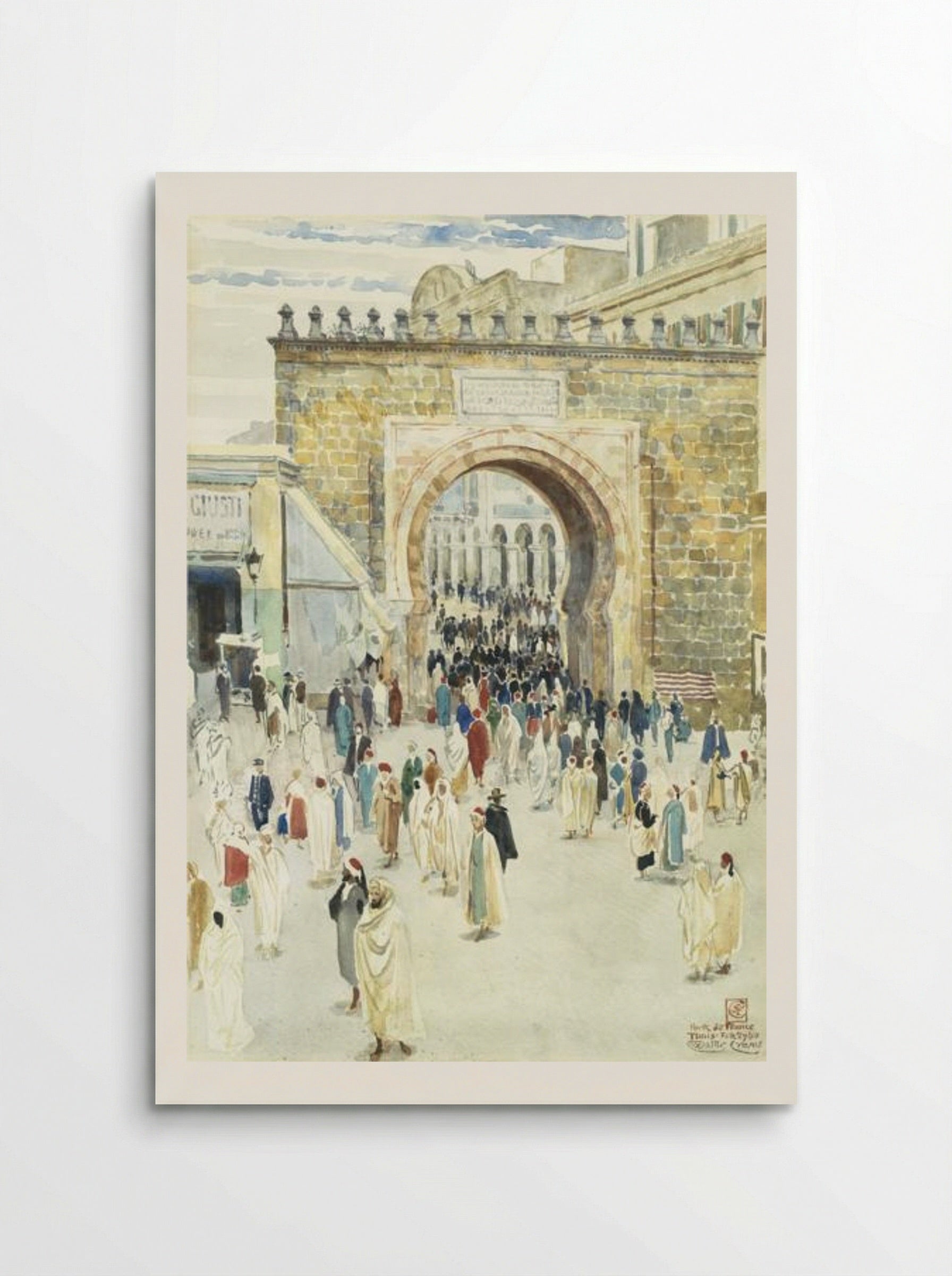 Porte de France, Tunis - Walter Crane - Poster