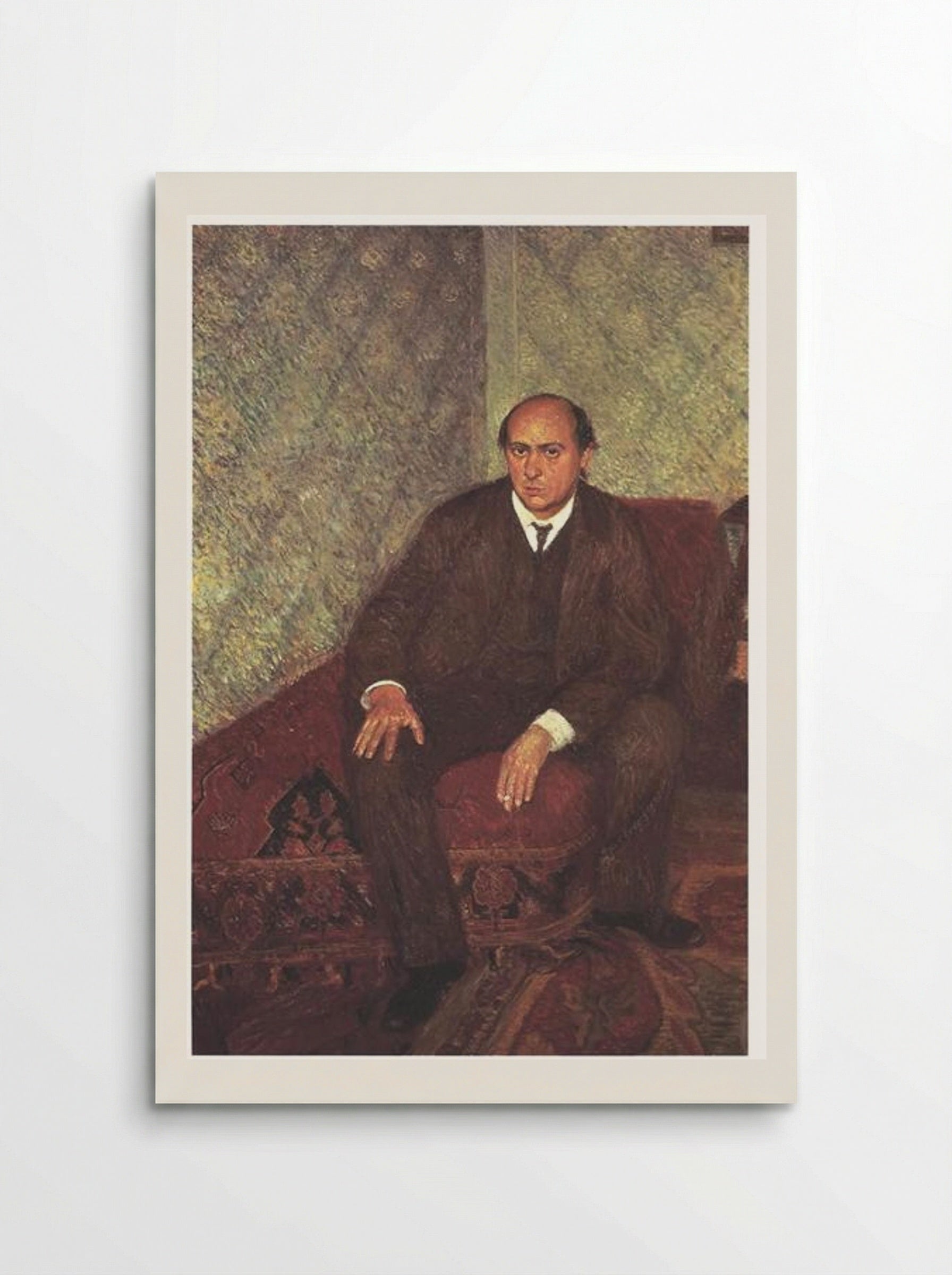 Portrait of Arnold Schönberg - Richard Gerstl - Poster