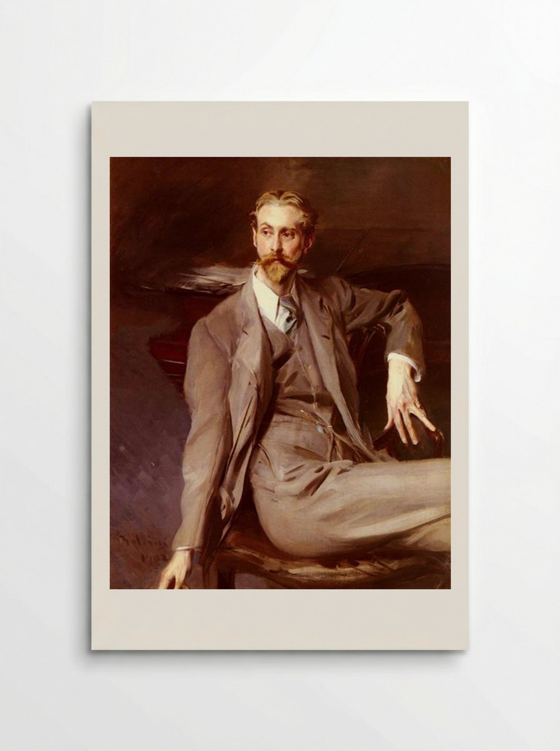 Portrait of Artist Lawrence Alexander Harrison - Giovanni Boldini - Poster
