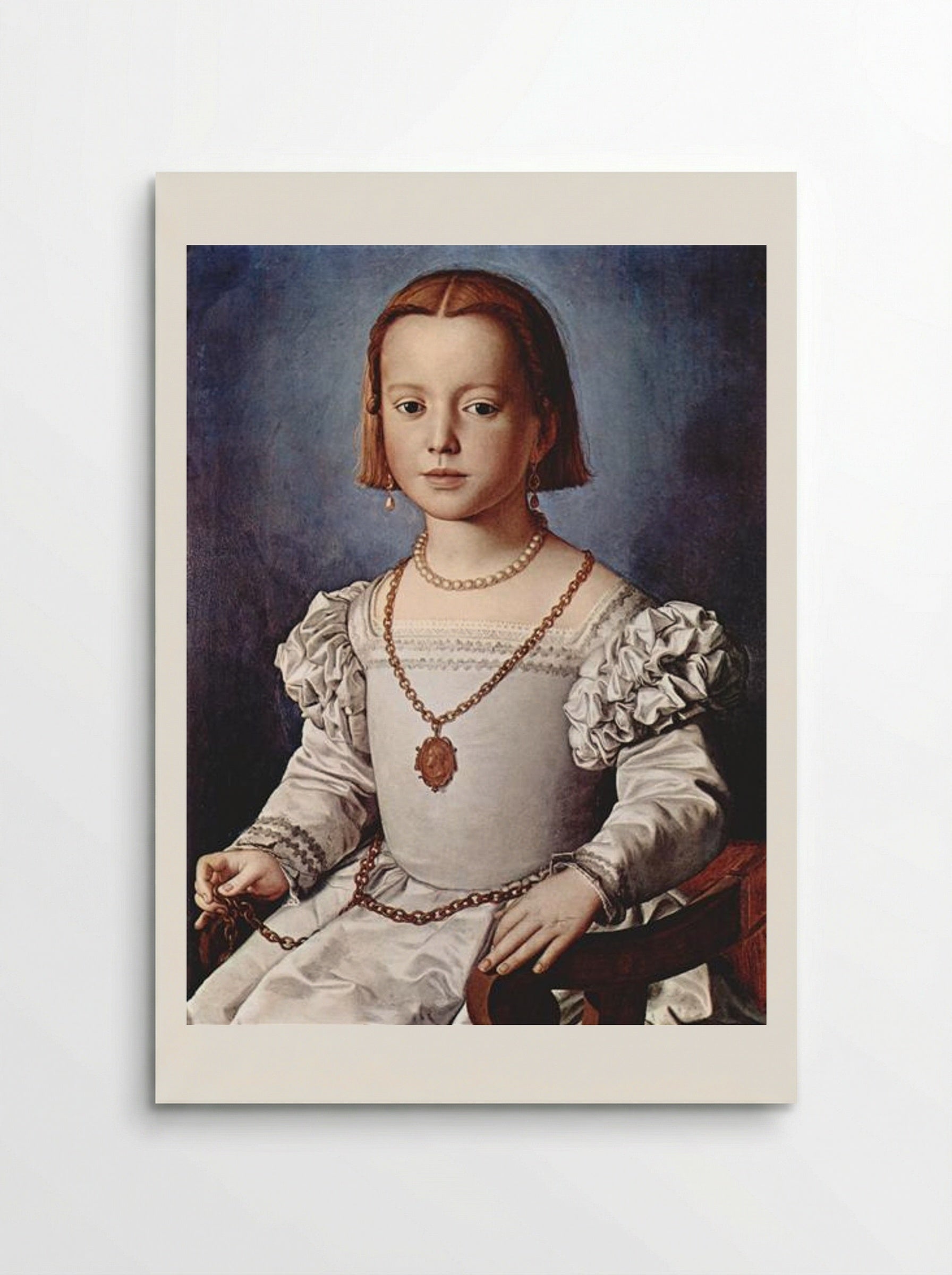 Portrait of Bia de' Medici - Agnolo Bronzino - Poster