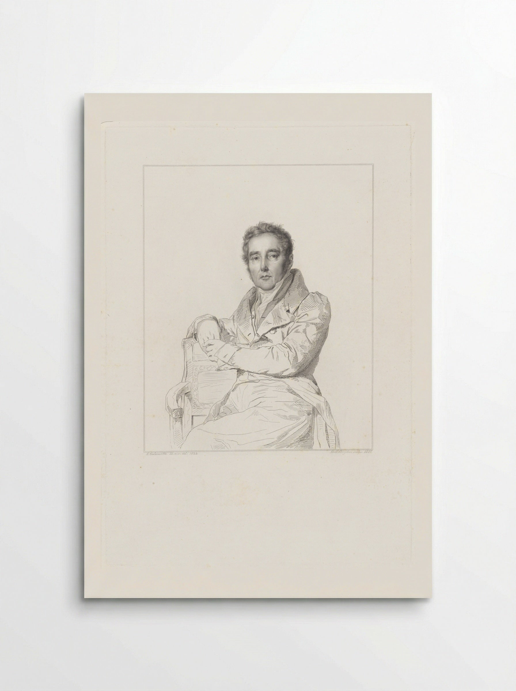 Portrait of Daniel Dijlius - Jacob Willemz. de Vos - Poster