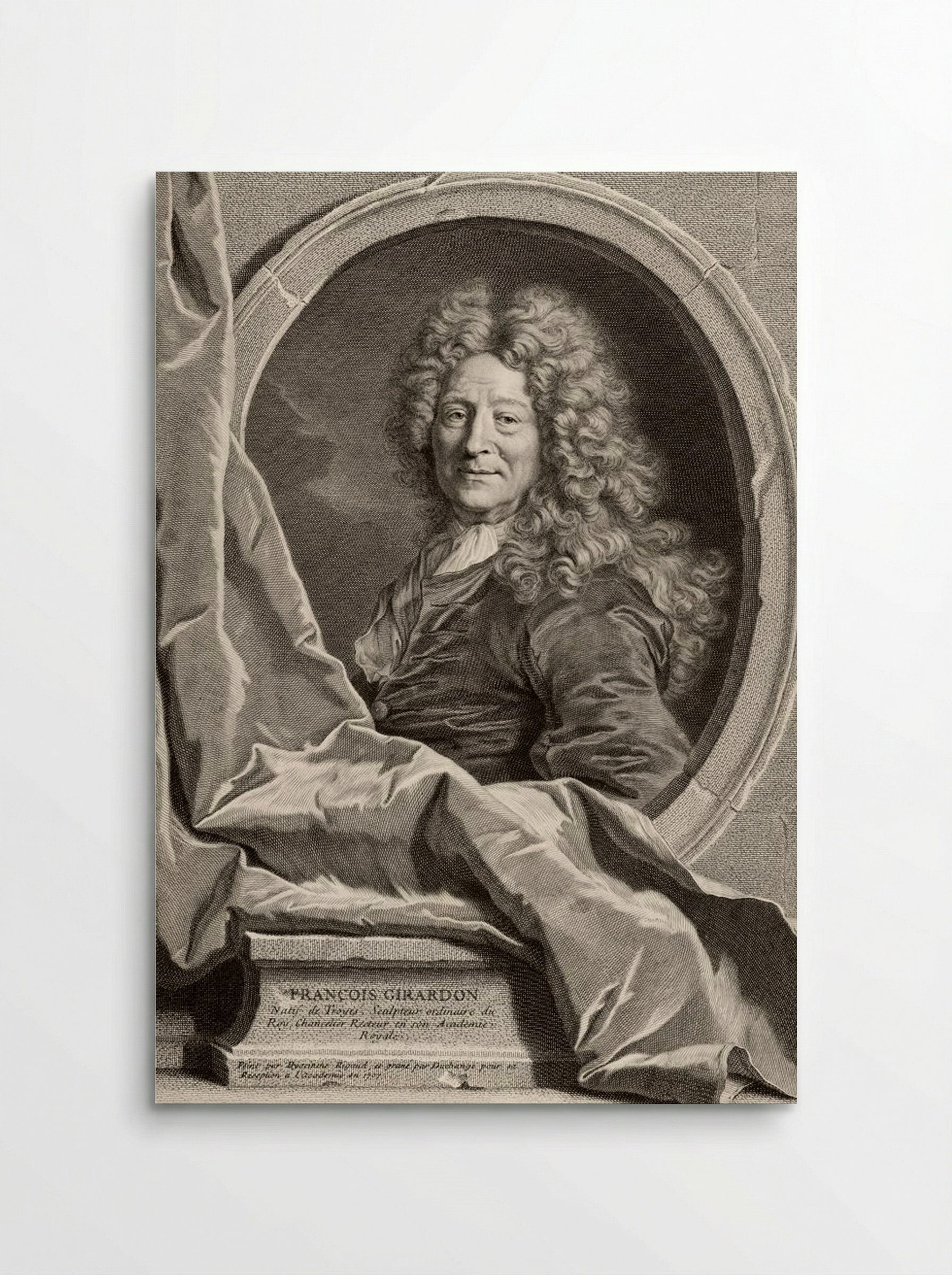 Portrait of François Girardon - Gaspard Duchange - Poster