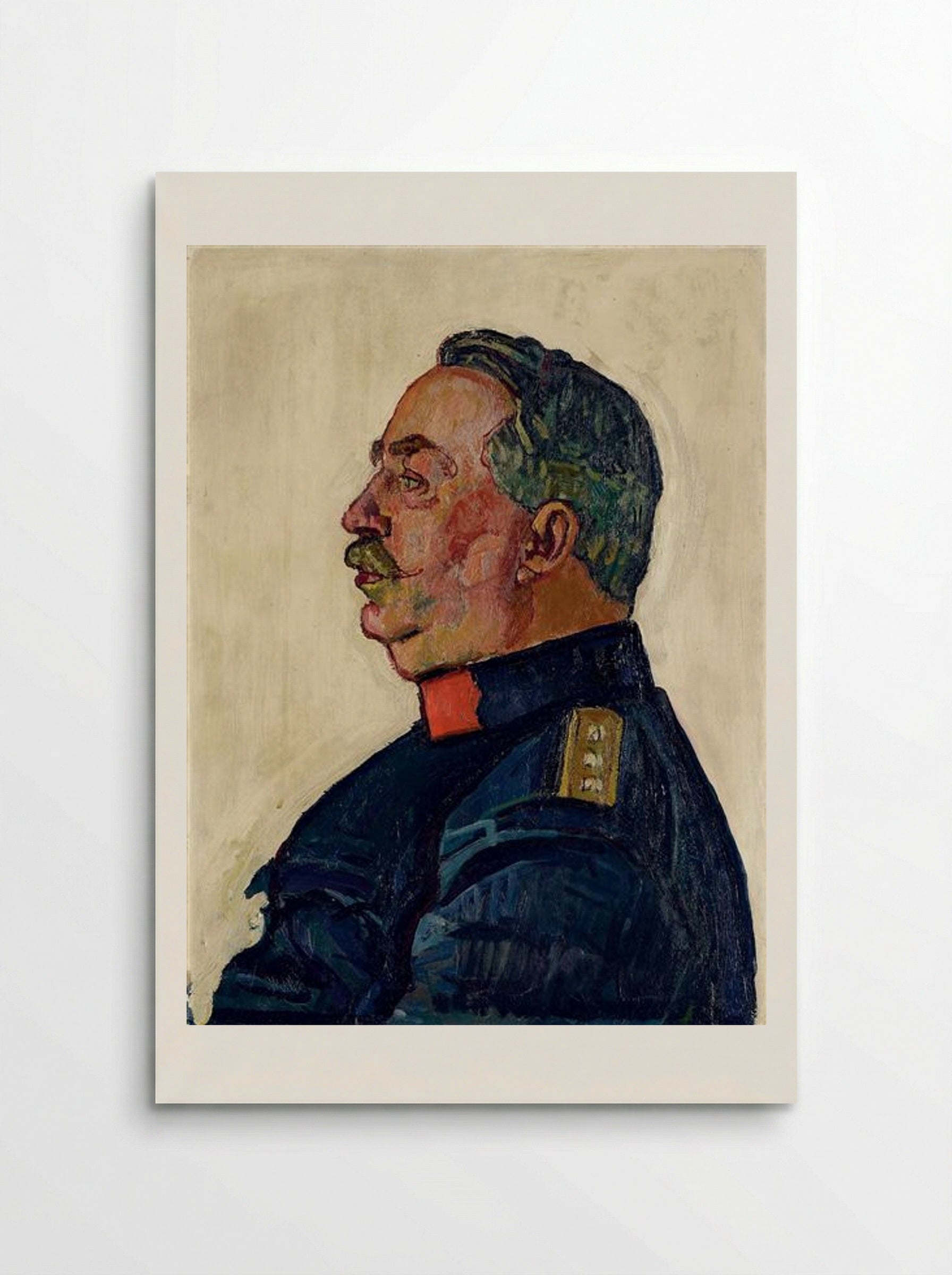 Portrait of General Ulrich Wille - Ferdinand Hodler - Poster