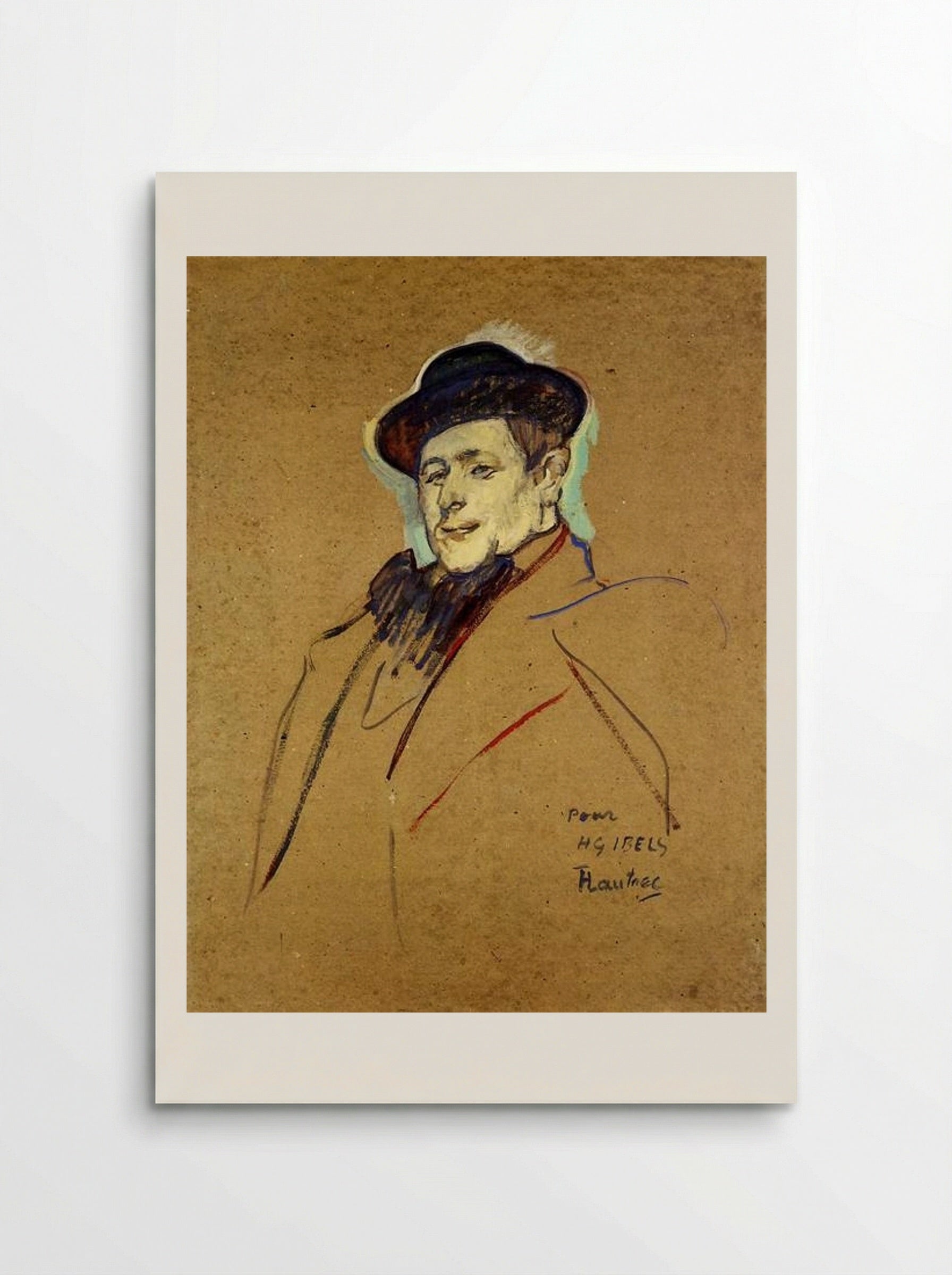 Portrait of Henri-Gabriel Ibels - Henri de Toulouse-Lautrec - Poster