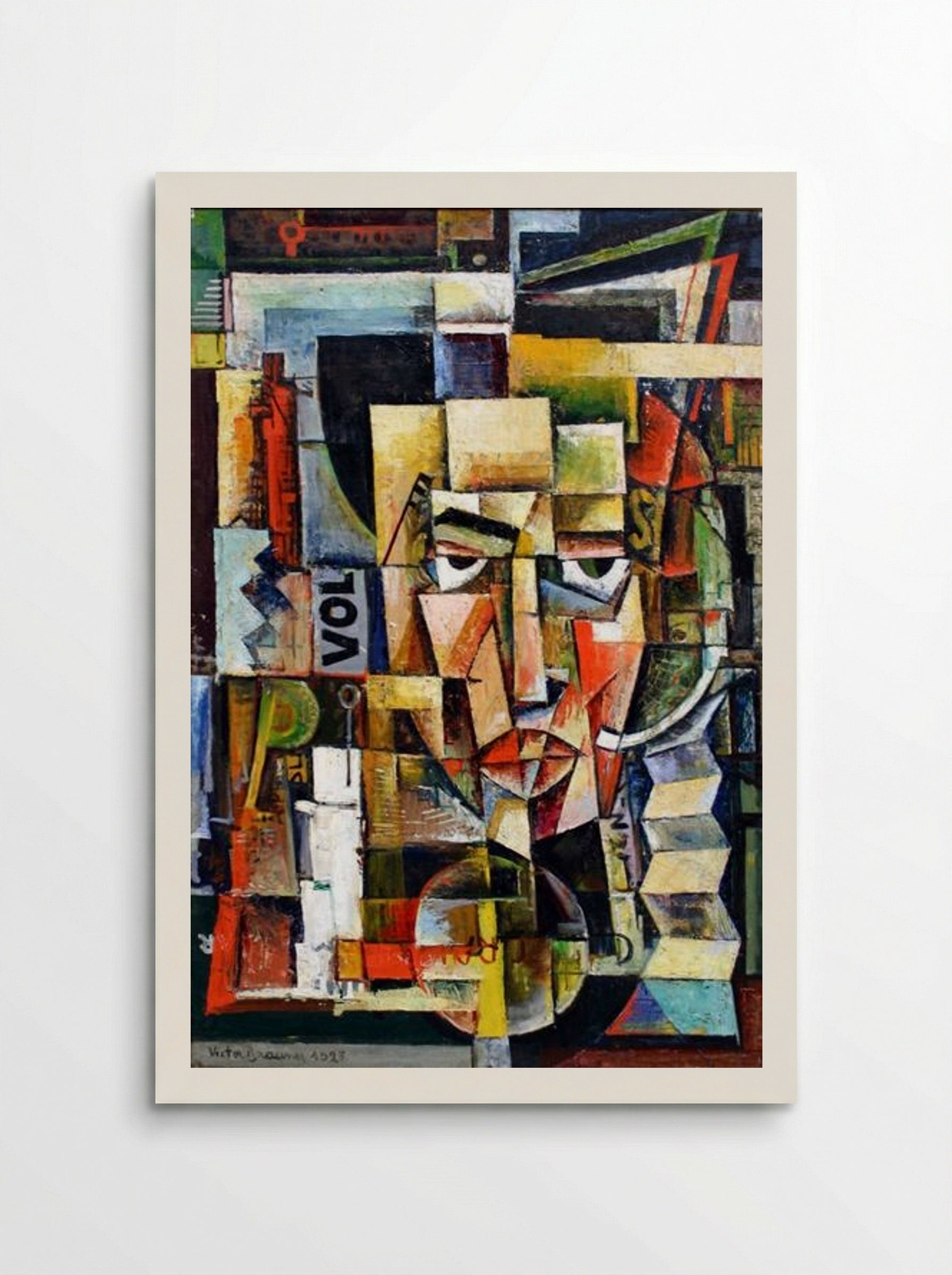 Portrait of Ilarie Voronca - Victor Brauner - Poster
