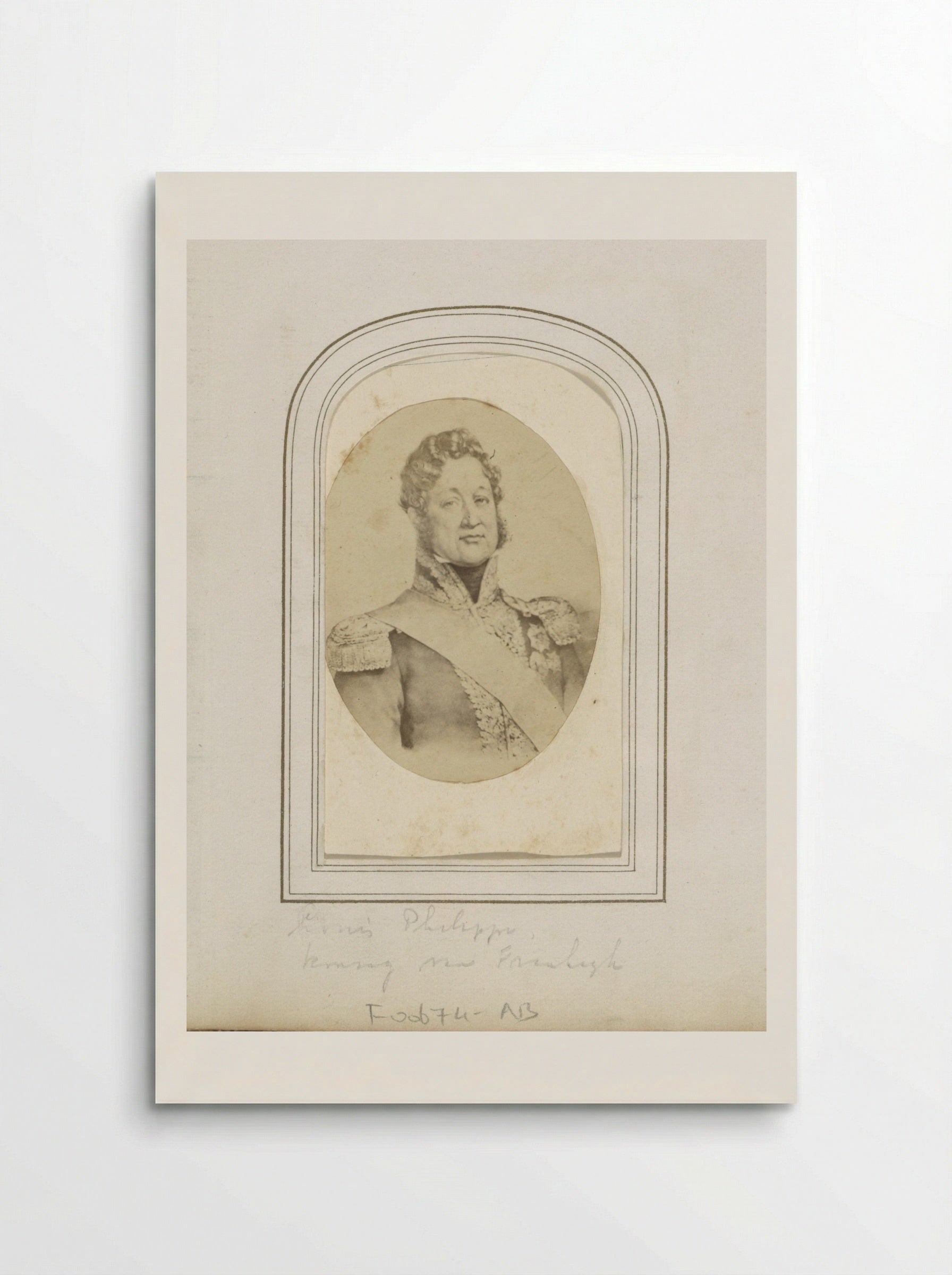 Portrait of Louis Philippe I - BL - Poster