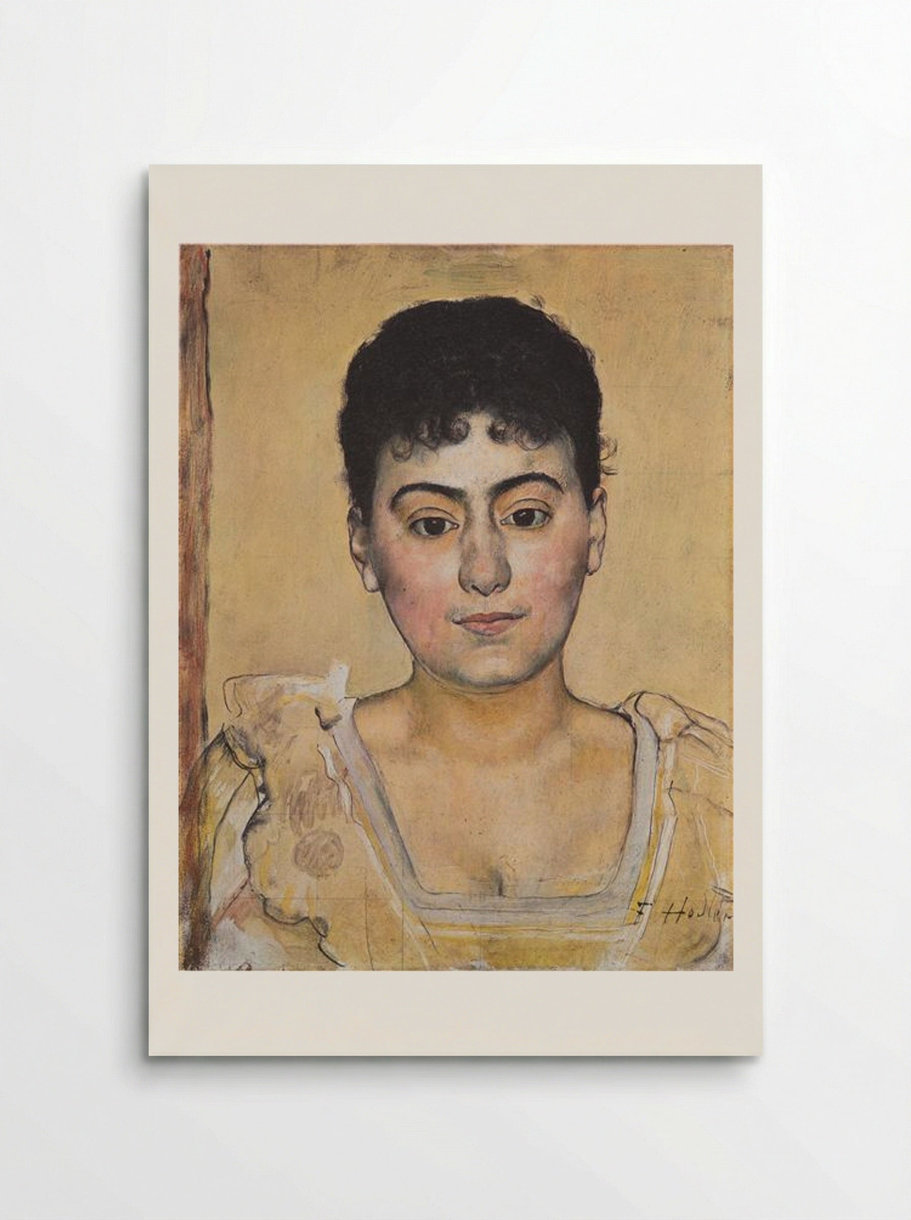 Portrait of Madame de R. - Ferdinand Hodler - Poster