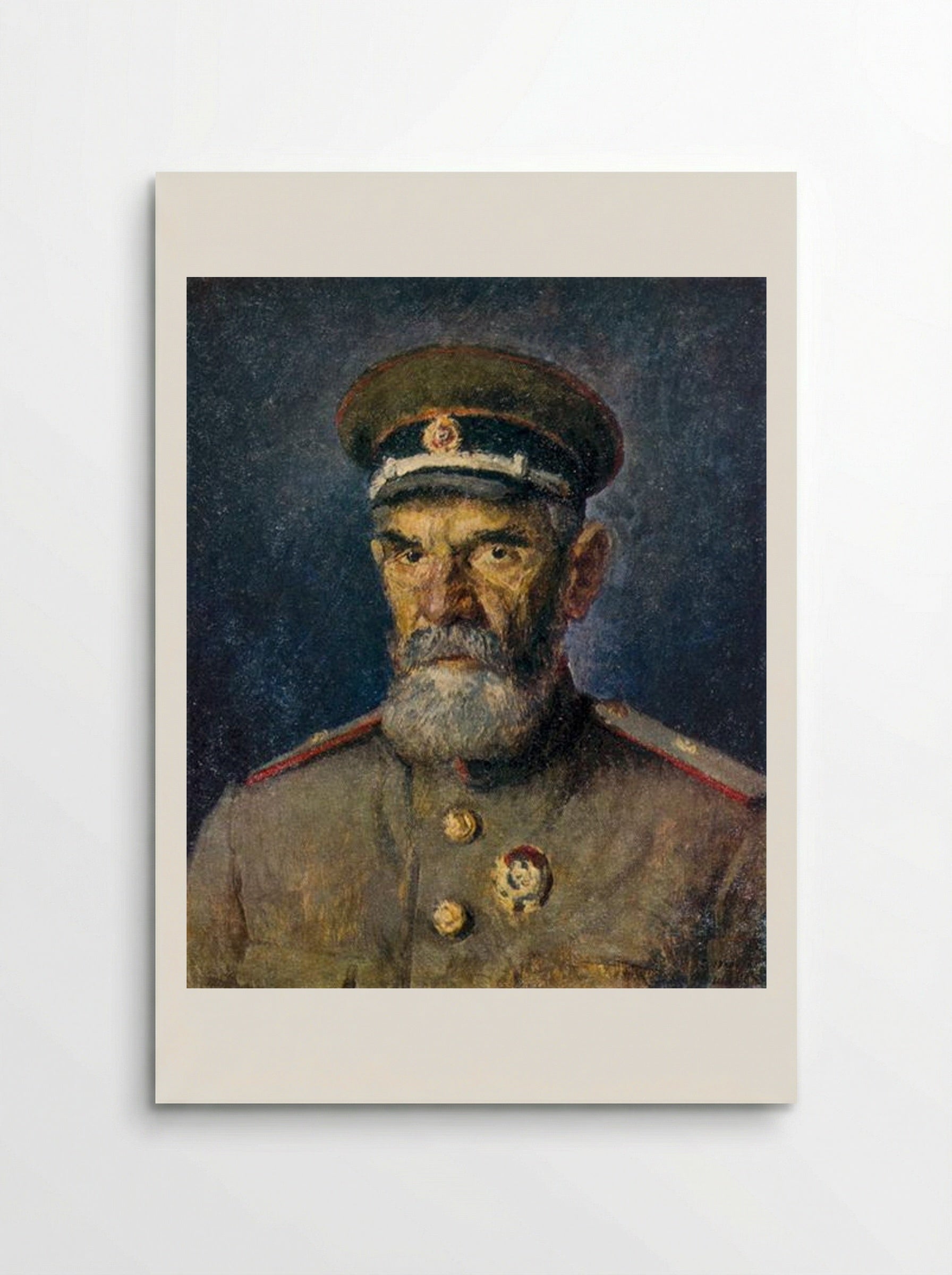 Portrait of Major-General of Medical Services A. R. Zlobin - Ilya Mashkov - Poster
