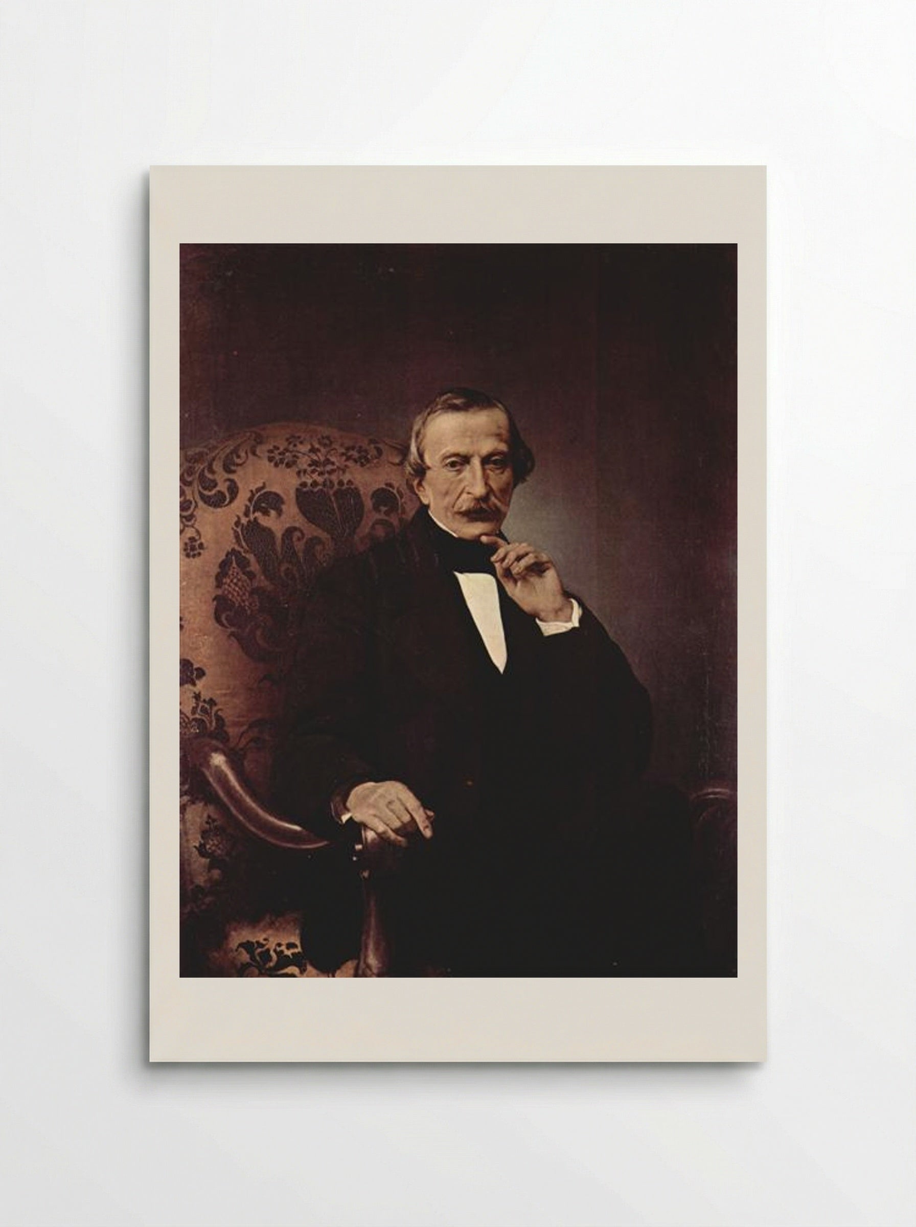 Portrait of Massimo d'Azeglio - Francesco Hayez - Poster