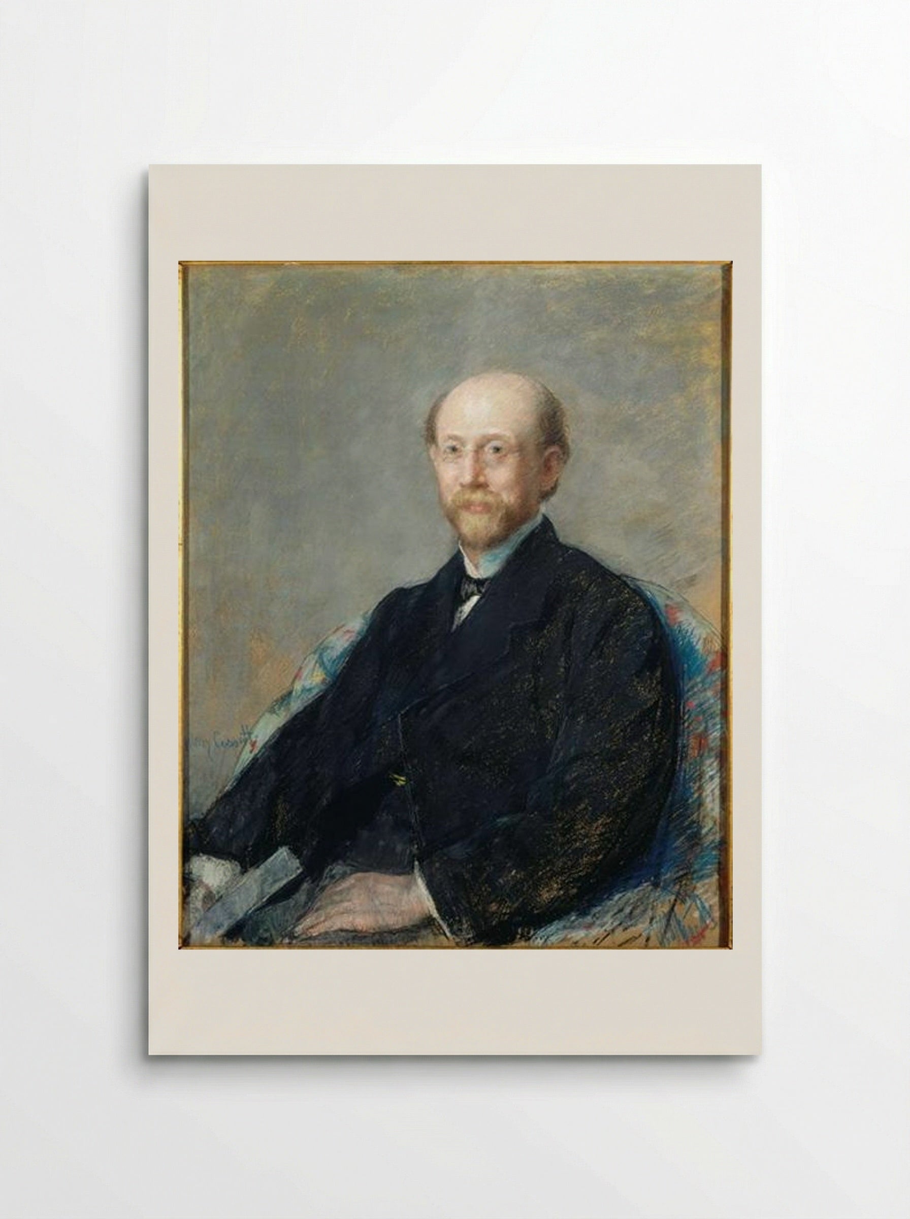 Portrait of Moses Dreyfus - Mary Cassatt - Poster