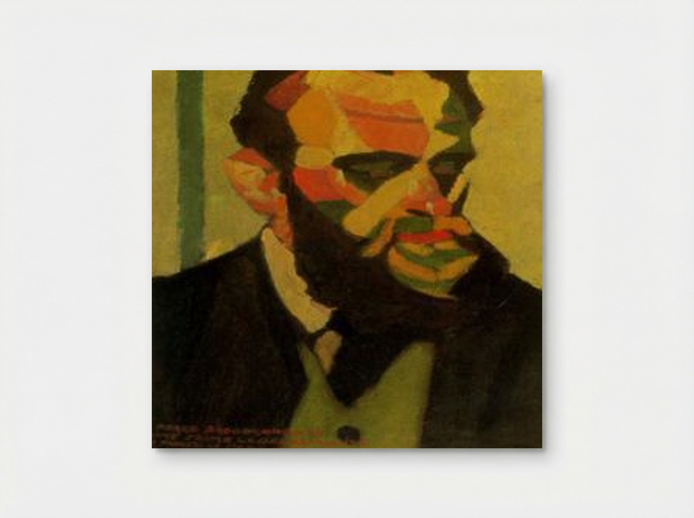 Portrait of Pierre Broodcoorens - Rene Magritte - Poster