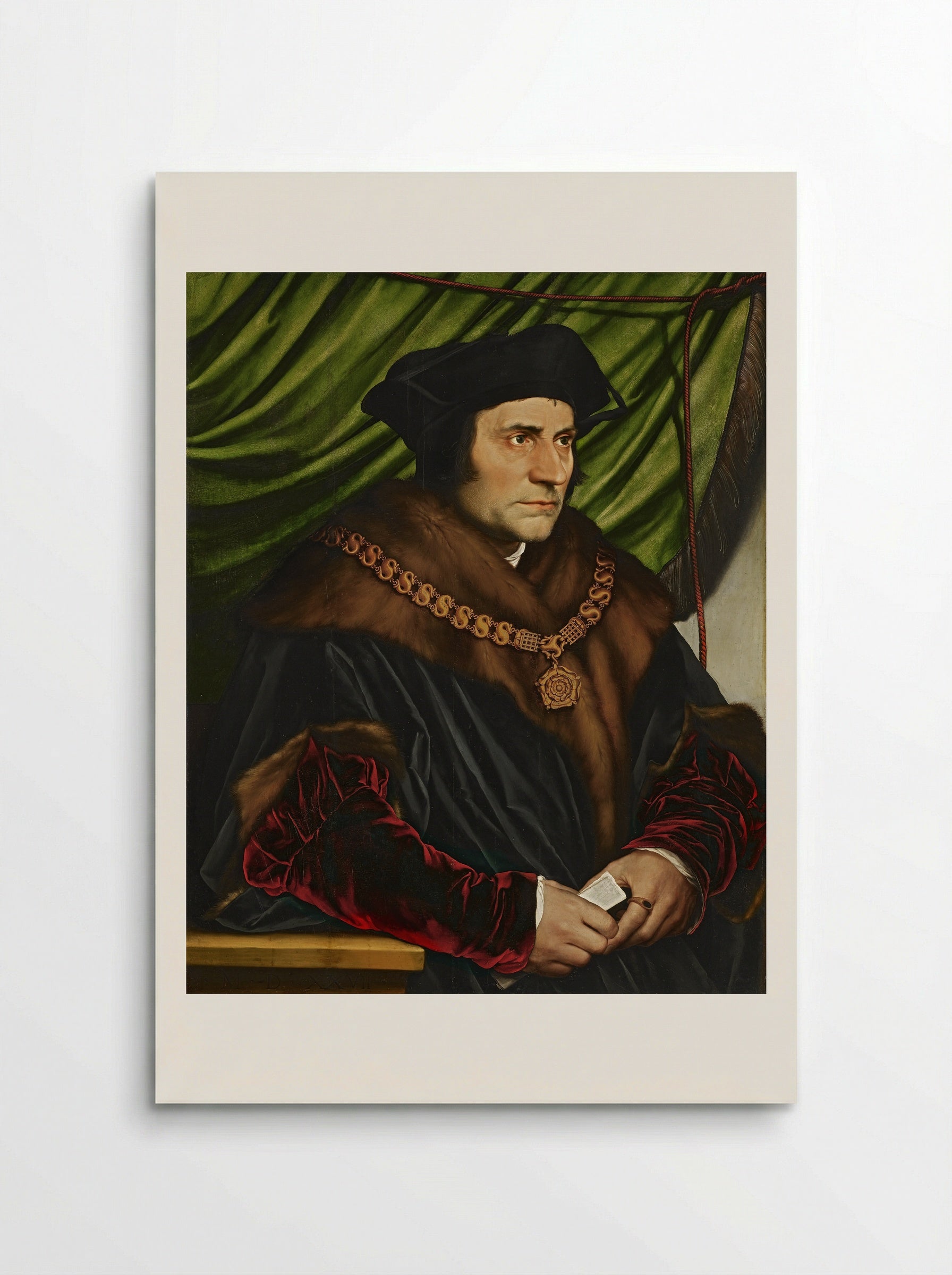 Portrait of Sir Thomas More - Hans Holbein the Younger - Poster