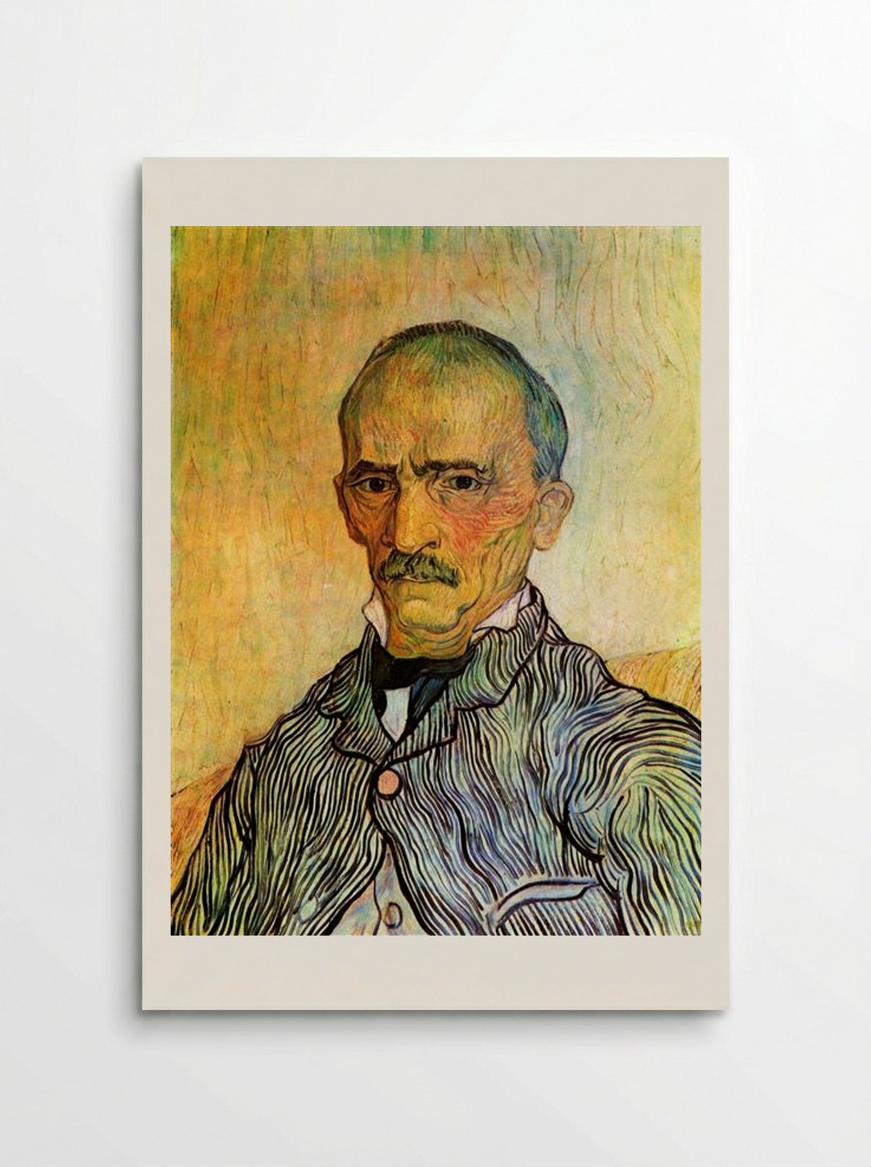 Portrait of Trabuc, an Attendant at Saint-Paul Hospital - Vincent van Gogh - Poster