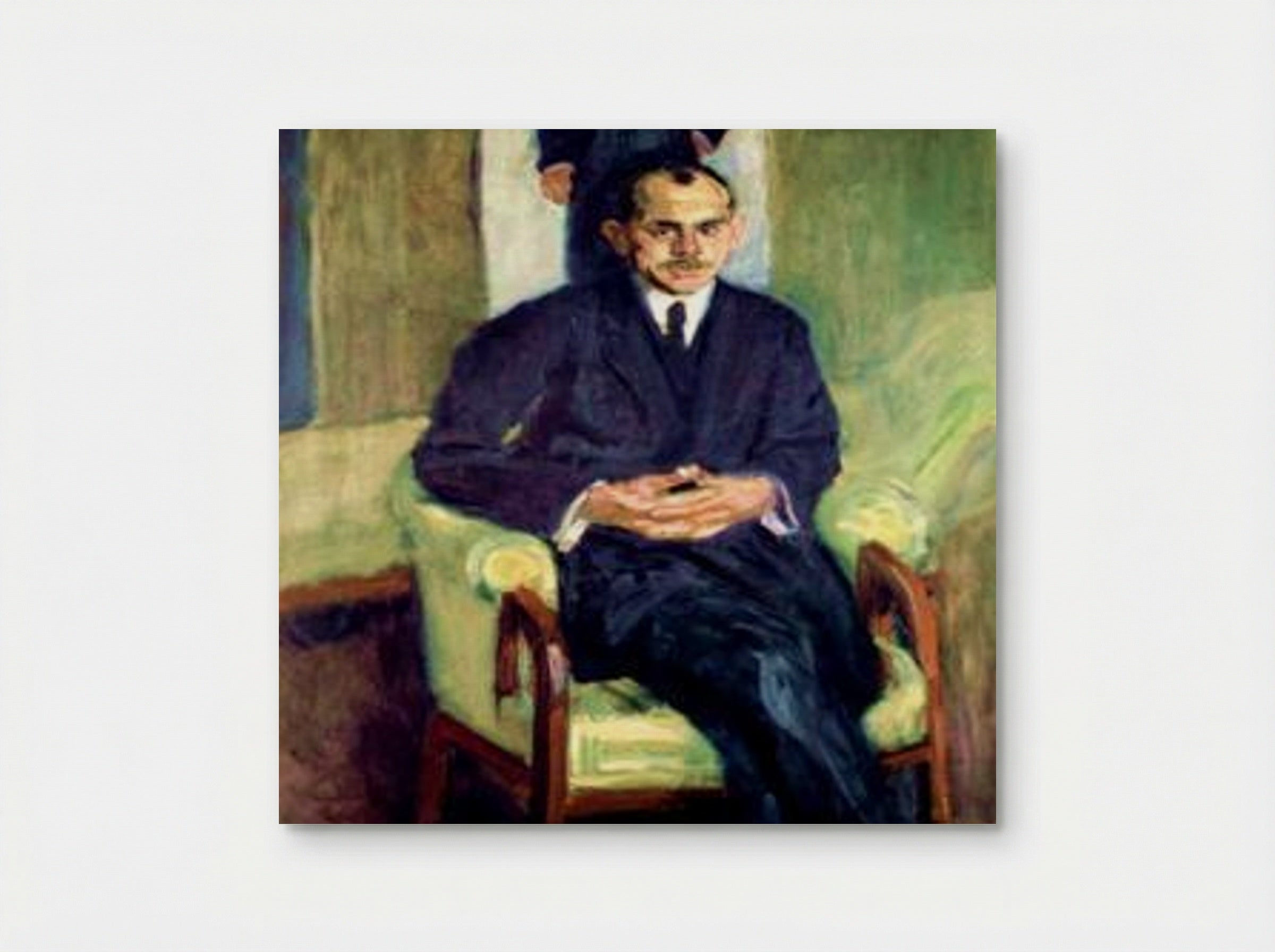Portrait of a Seated Man (Richard Gerstl) - Richard Gerstl - Poster