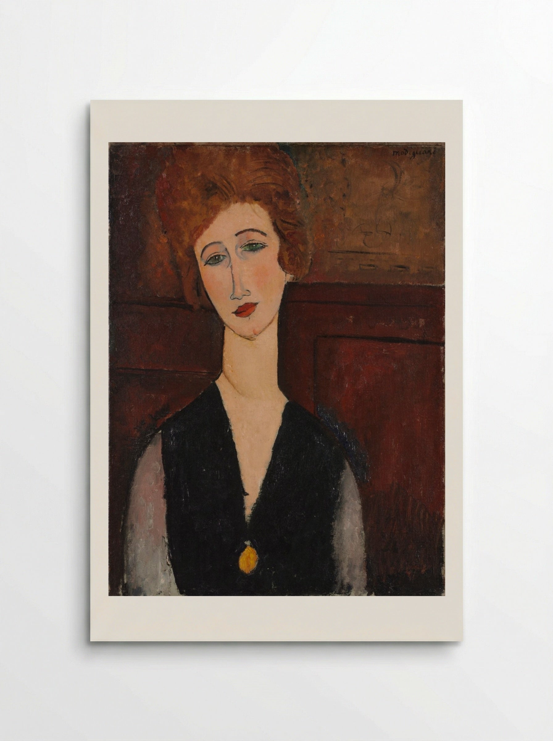 Portrait of a Woman - Amedeo Modigliani - Poster