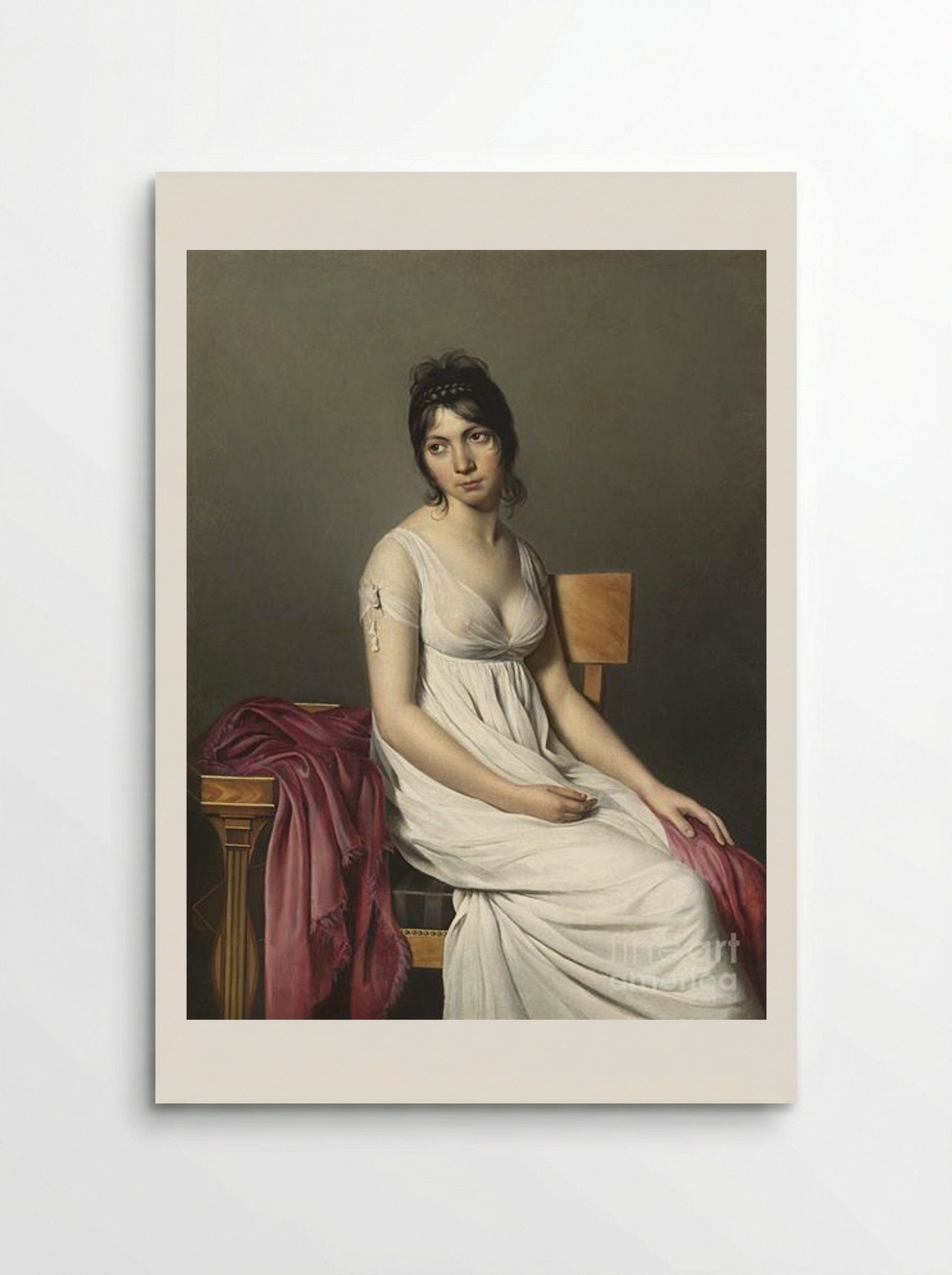 Portrait of a Young Woman - Jacques-Louis David - Poster