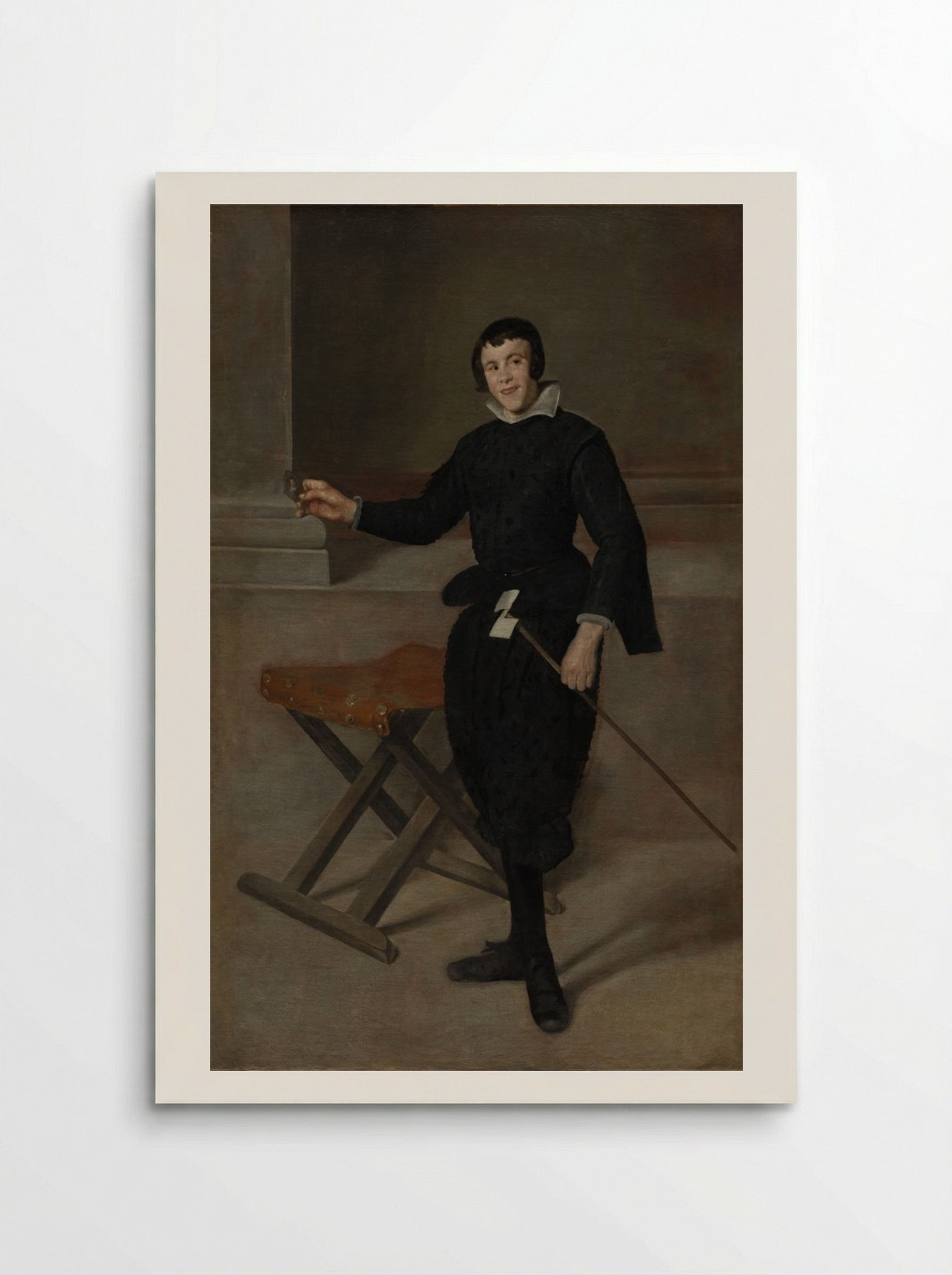 Portrait of the Jester Calabazas - Diego Velázquez - Poster