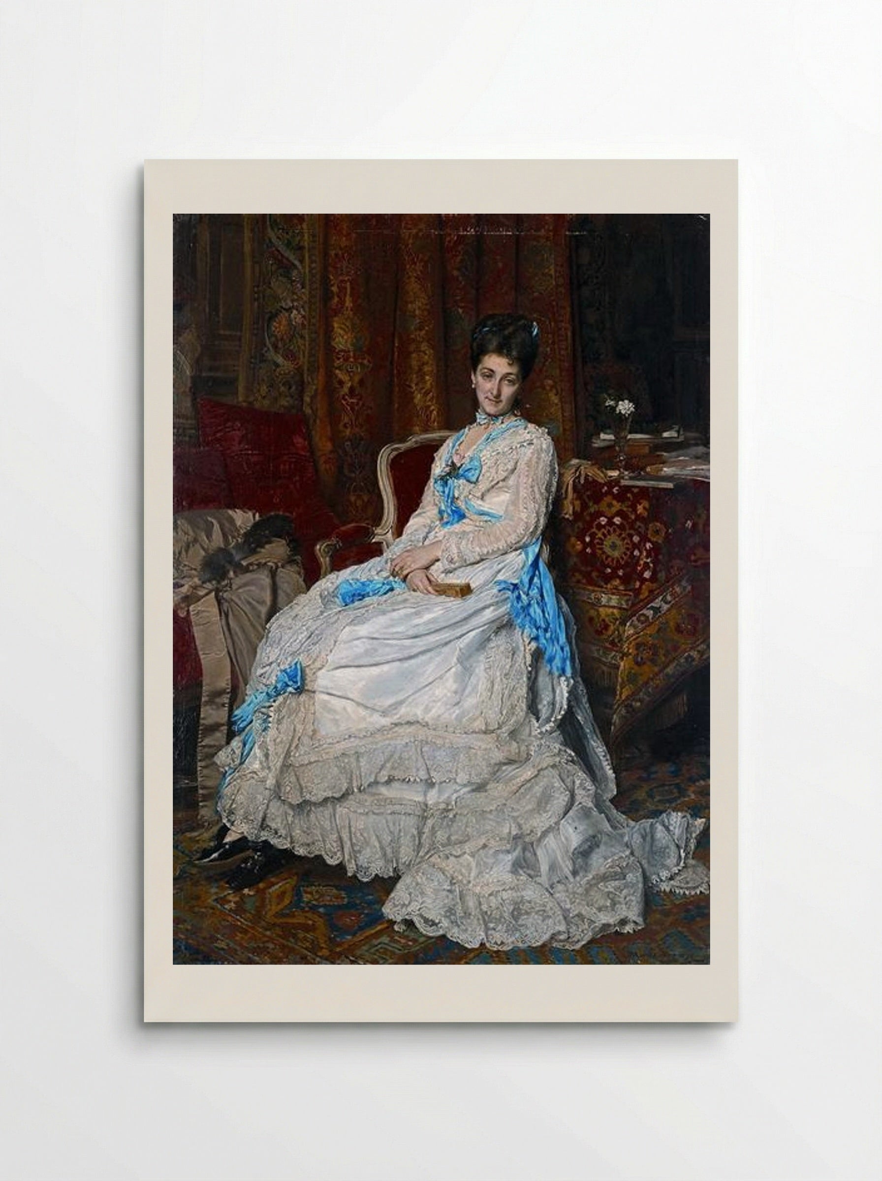 Portrait of the Marquesa de Manzanedo - Ernest Meissonier - Poster