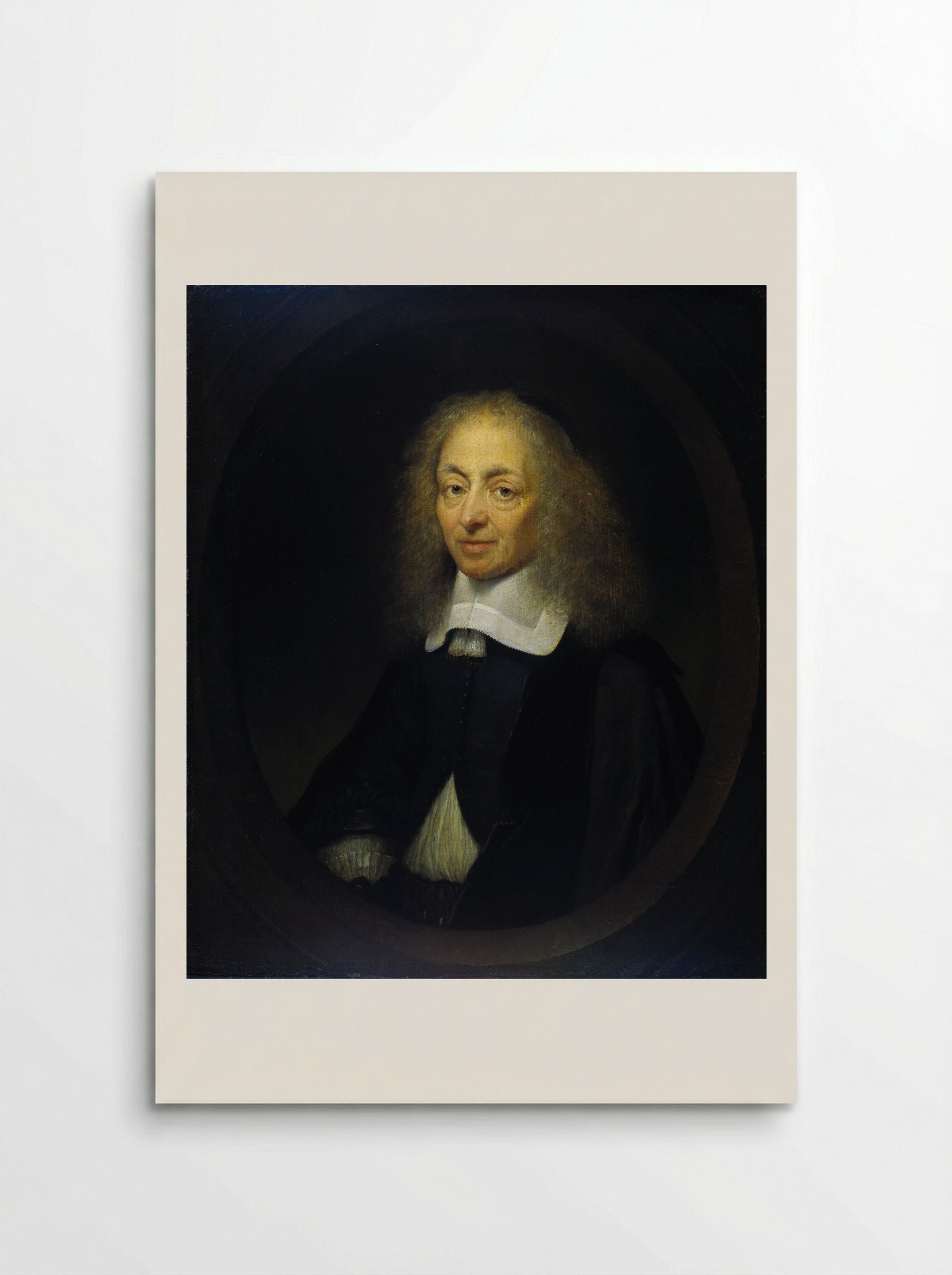 Portret van Constantijn Huygens (1596-1687) - Caspar Netscher - Poster