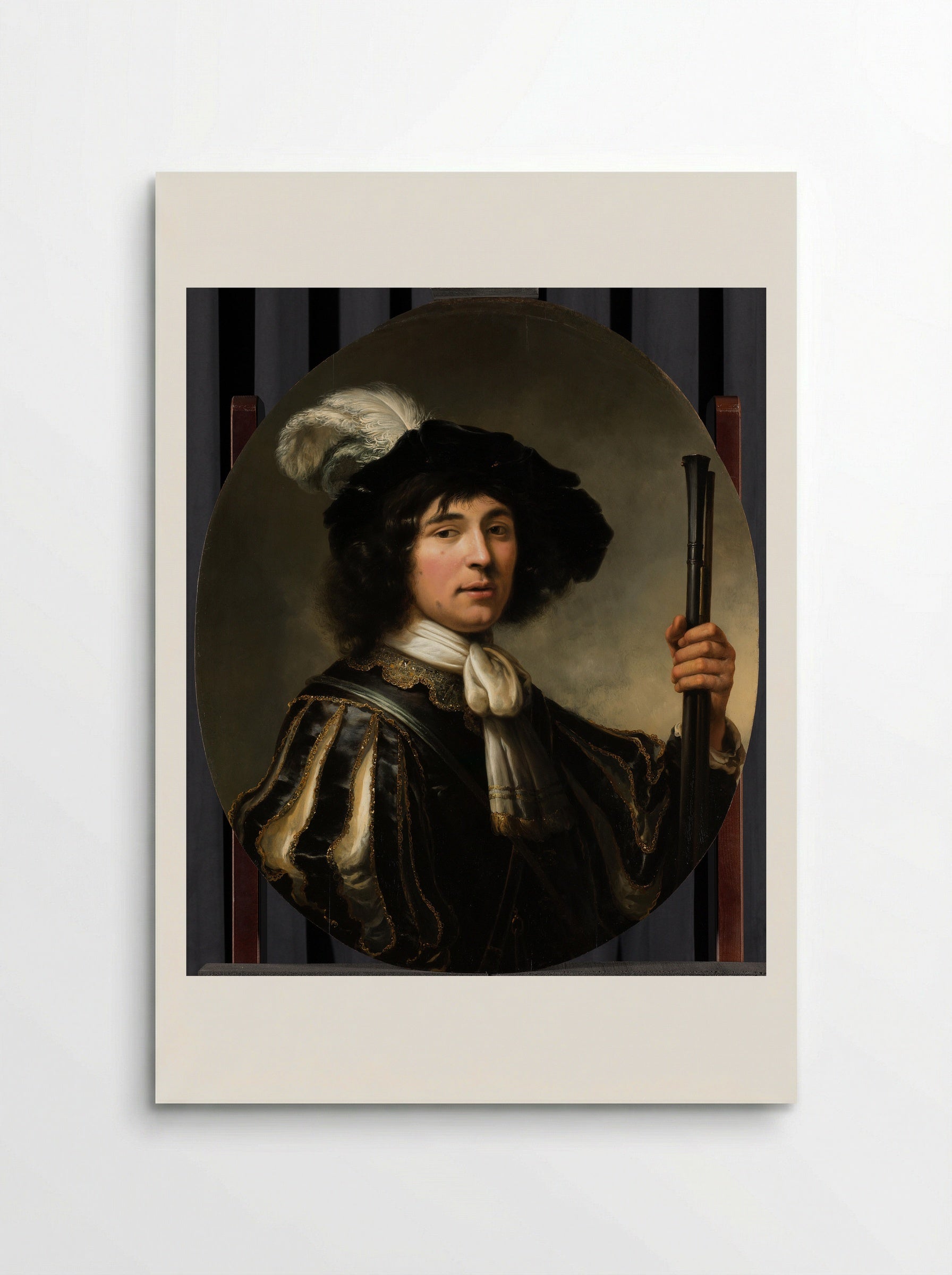Portret van een jonge man, mogelijk Jacob Francken (1627-na 1656) - Aelbert Cuyp - Poster