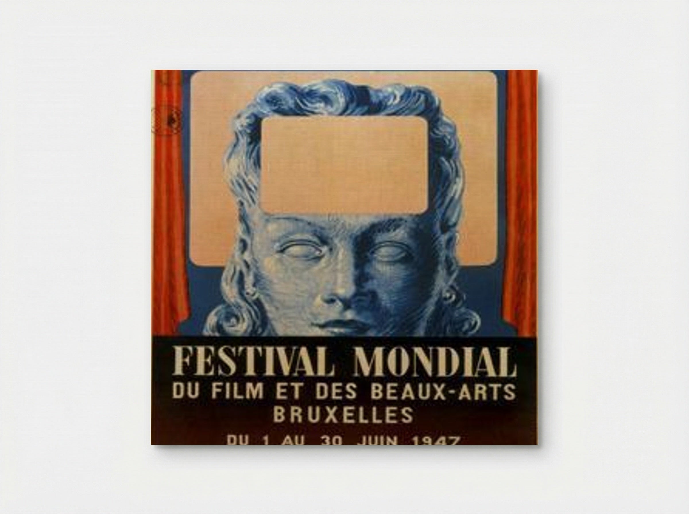 Poster of International Festival of Cinema and Fine Arts in Brussels - René Magritte - Poster