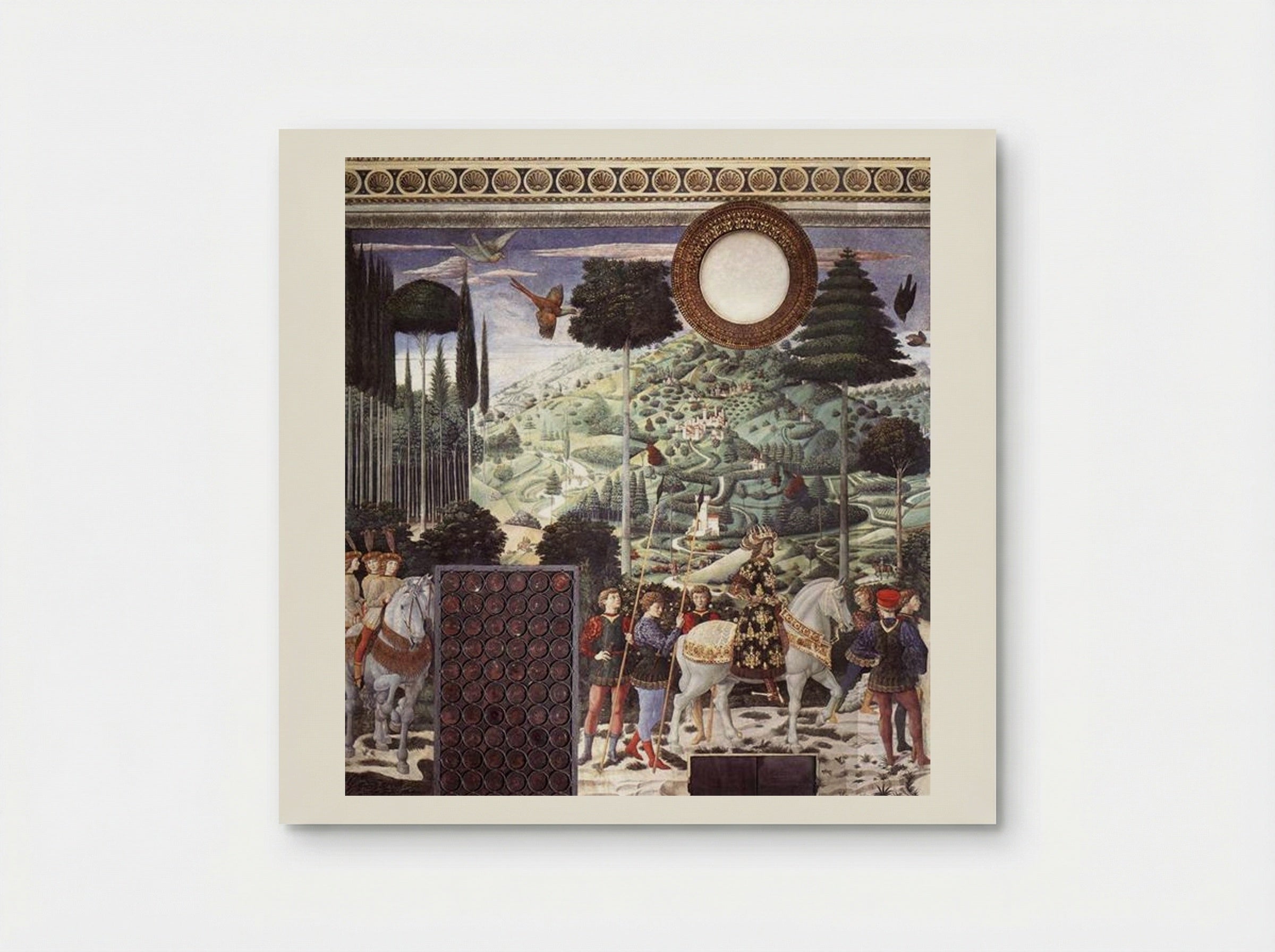 Procession of the Magus Melchior (detail) - Benozzo Gozzoli - Poster