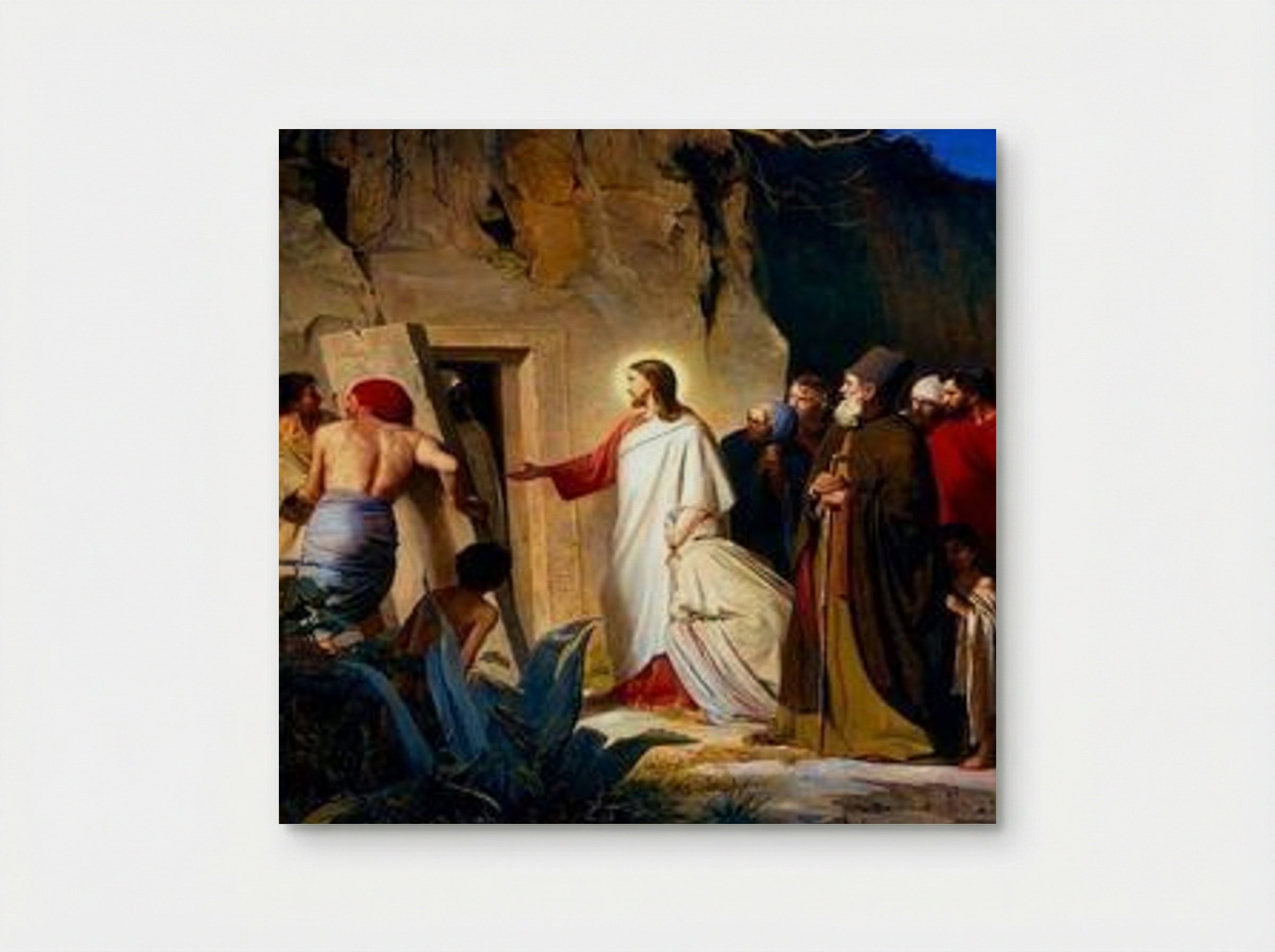 Raising of Lazarus - Carl Bloch - Poster