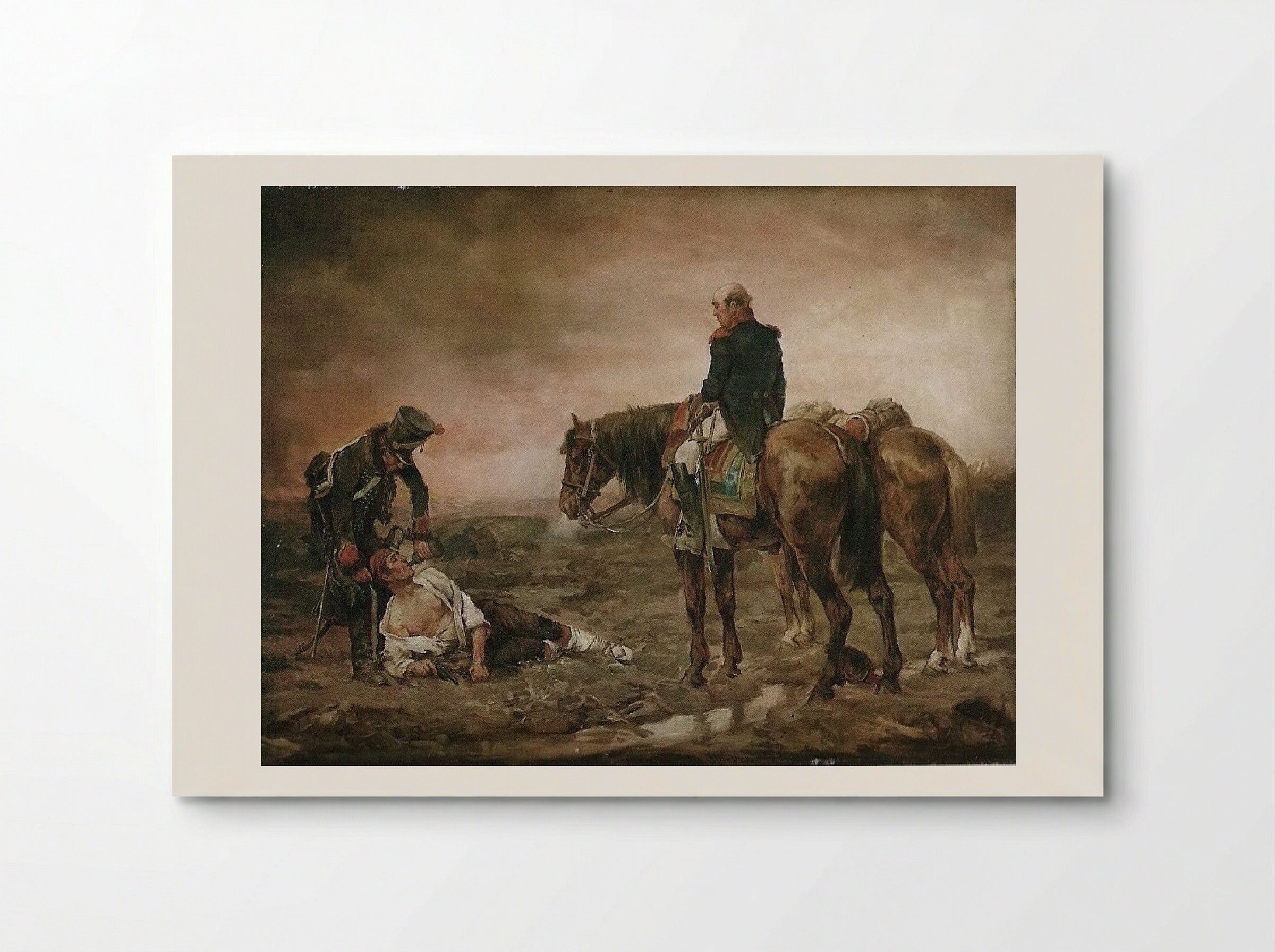 Relief after the Battle - Ernest Meissonier - Poster