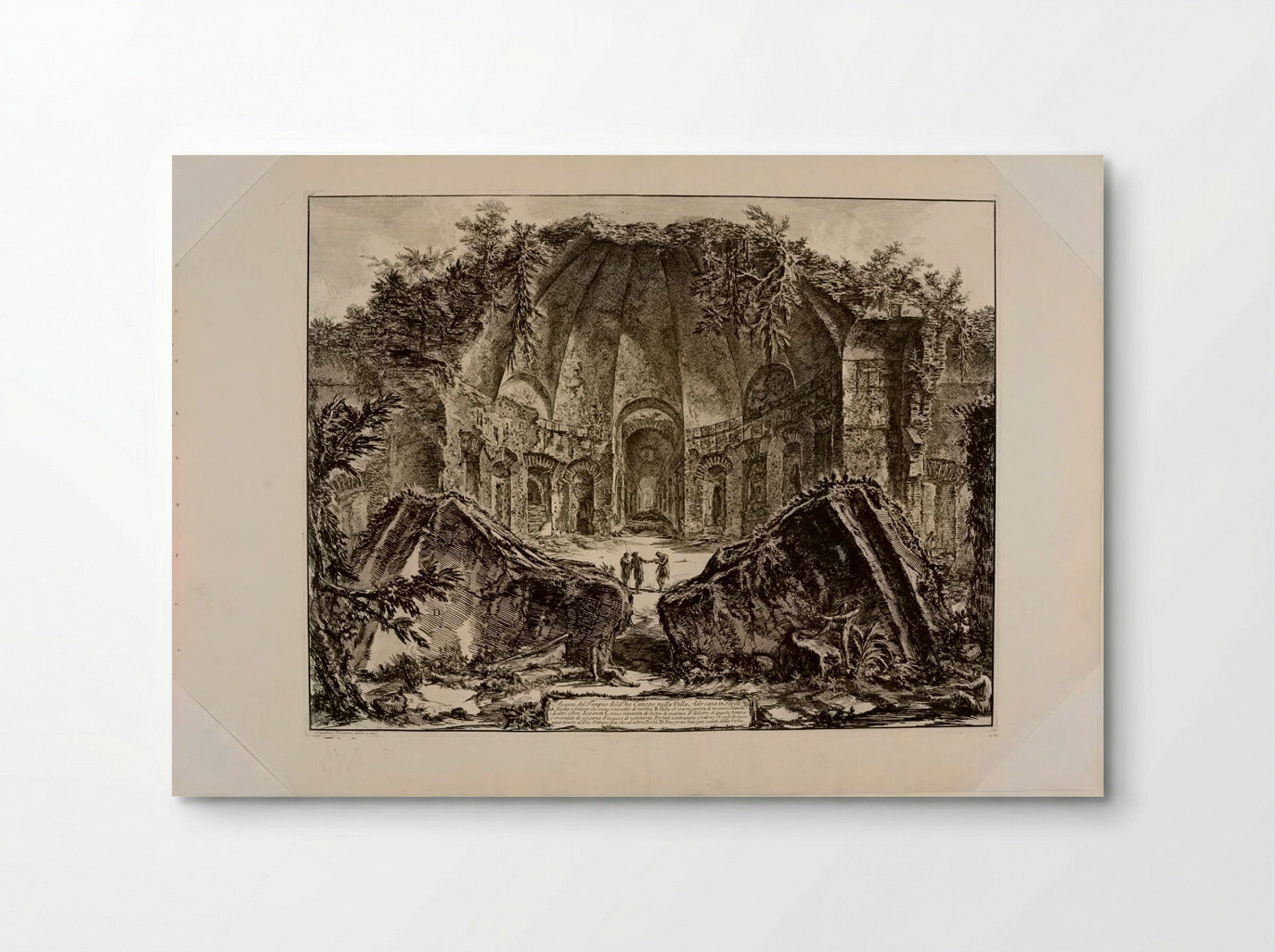 Remains of the Temple of the God Canopus at Hadrian’s Villa in Tivoli - Giovanni Battista Piranesi - Poster