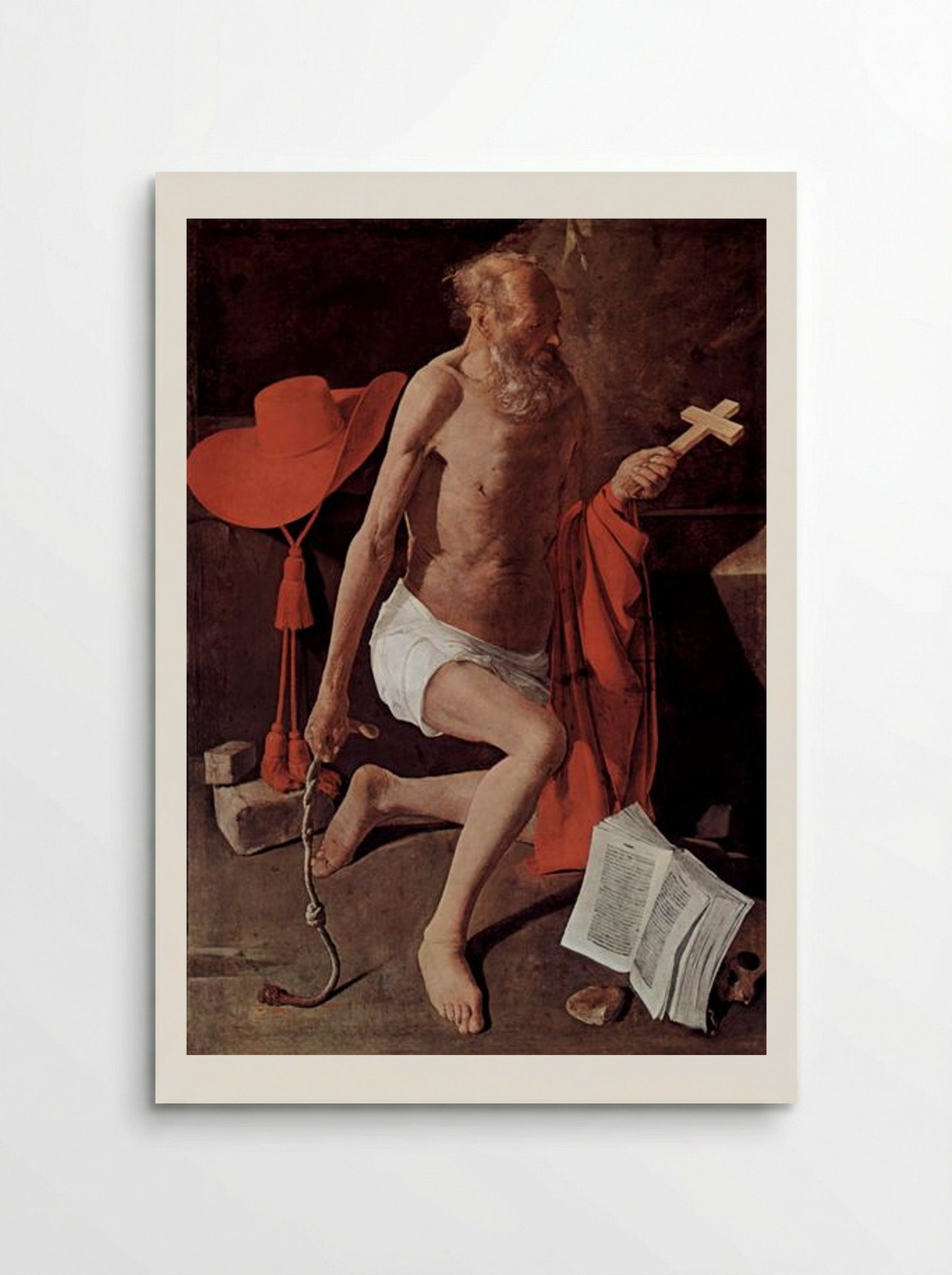 Repenting of St. Jerome - Georges de la Tour - Poster