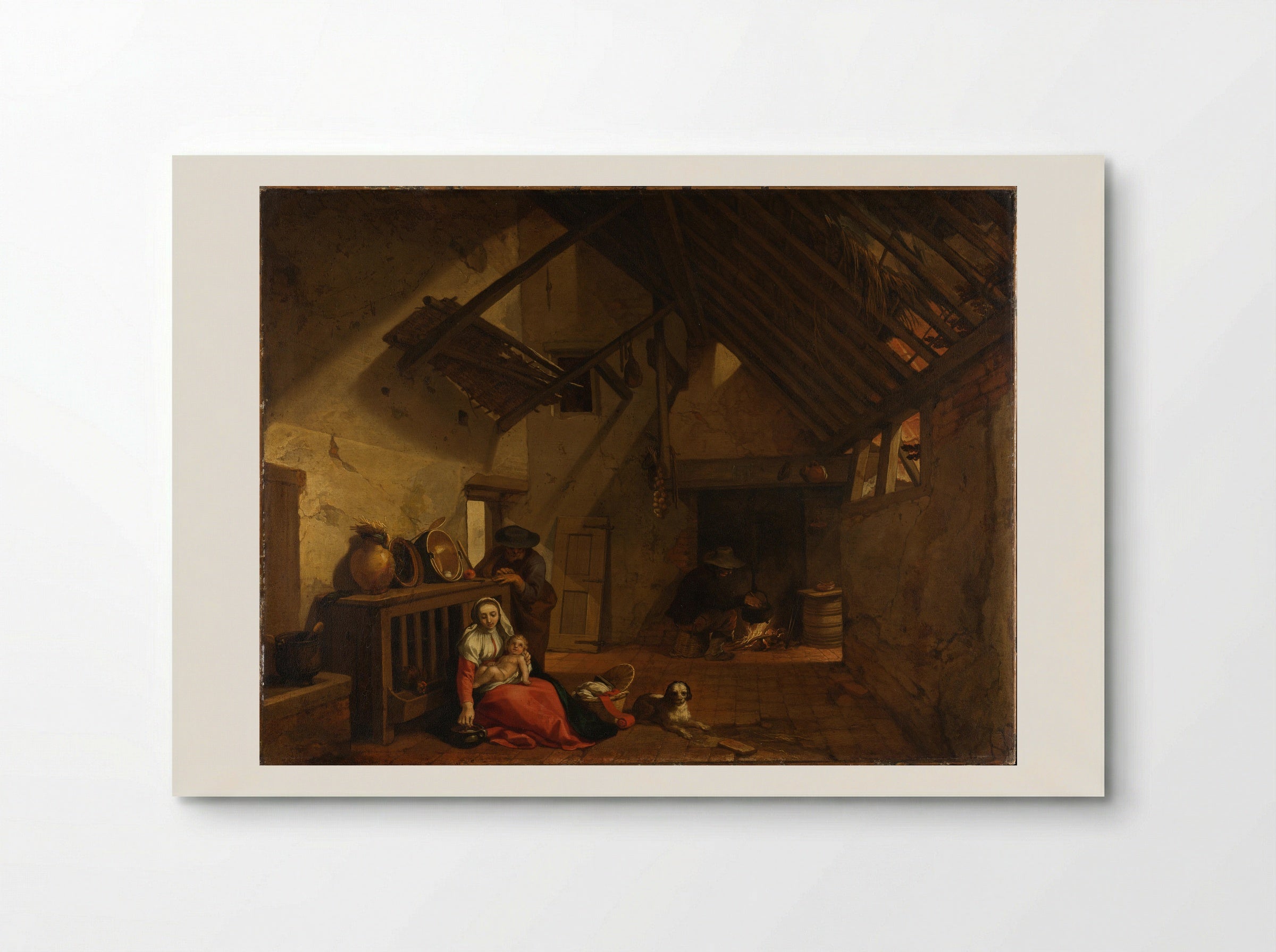 Rest on the Flight into Egypt - Abraham Bloemaert - Poster