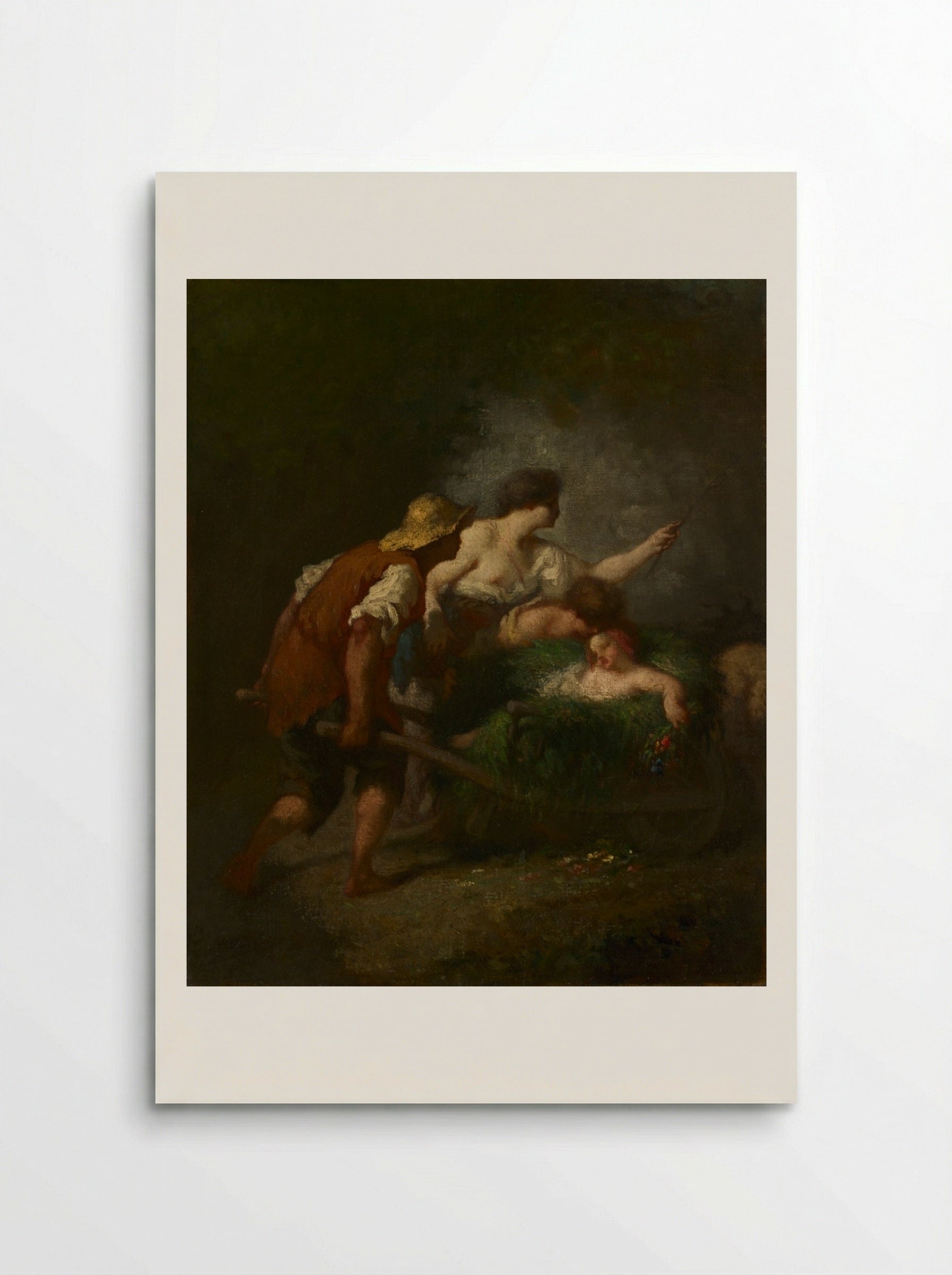 Return from the Fields - Jean-François Millet - Poster