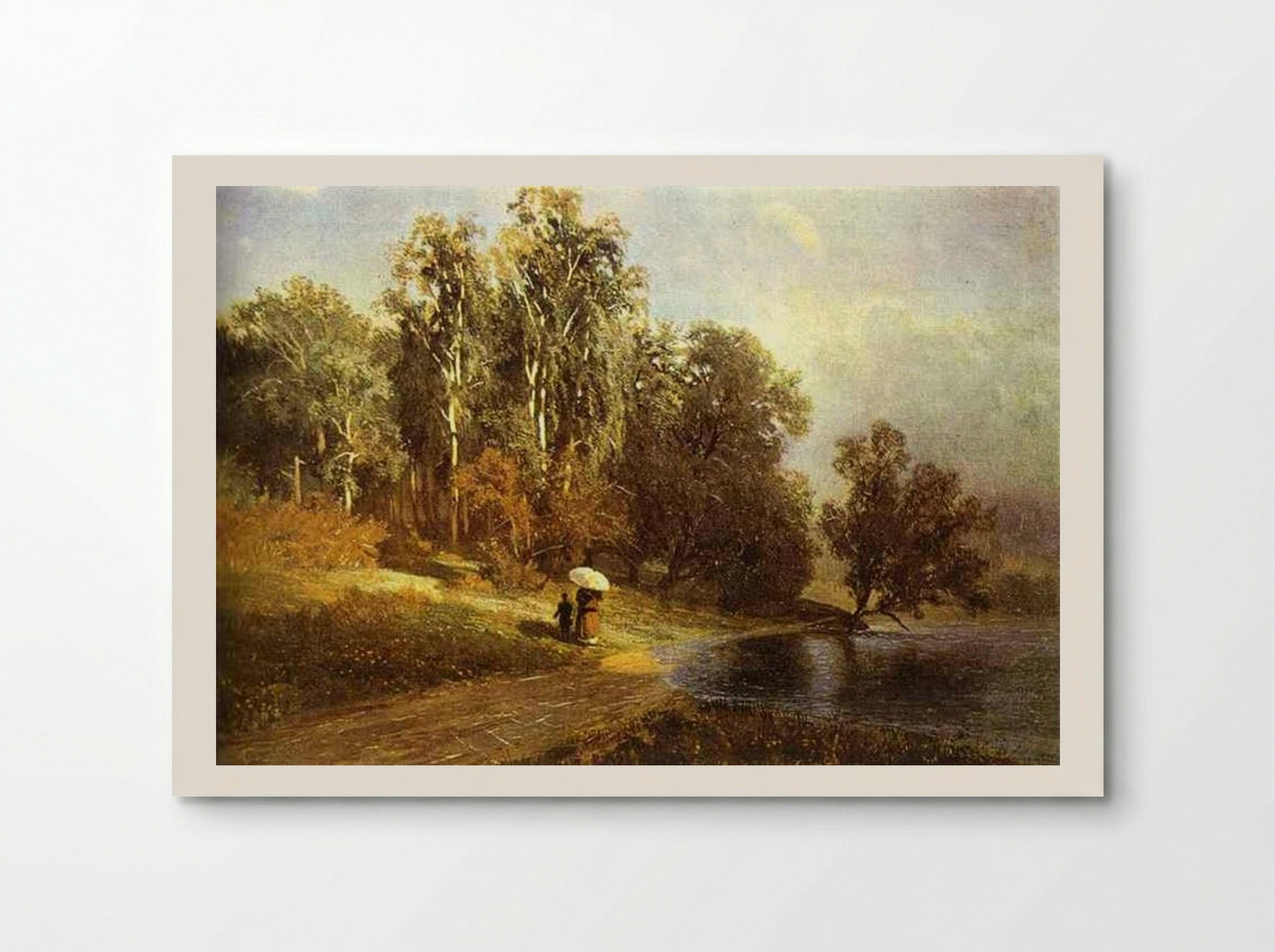 River in Krasnoye Selo - Fyodor Vasilyev - Poster