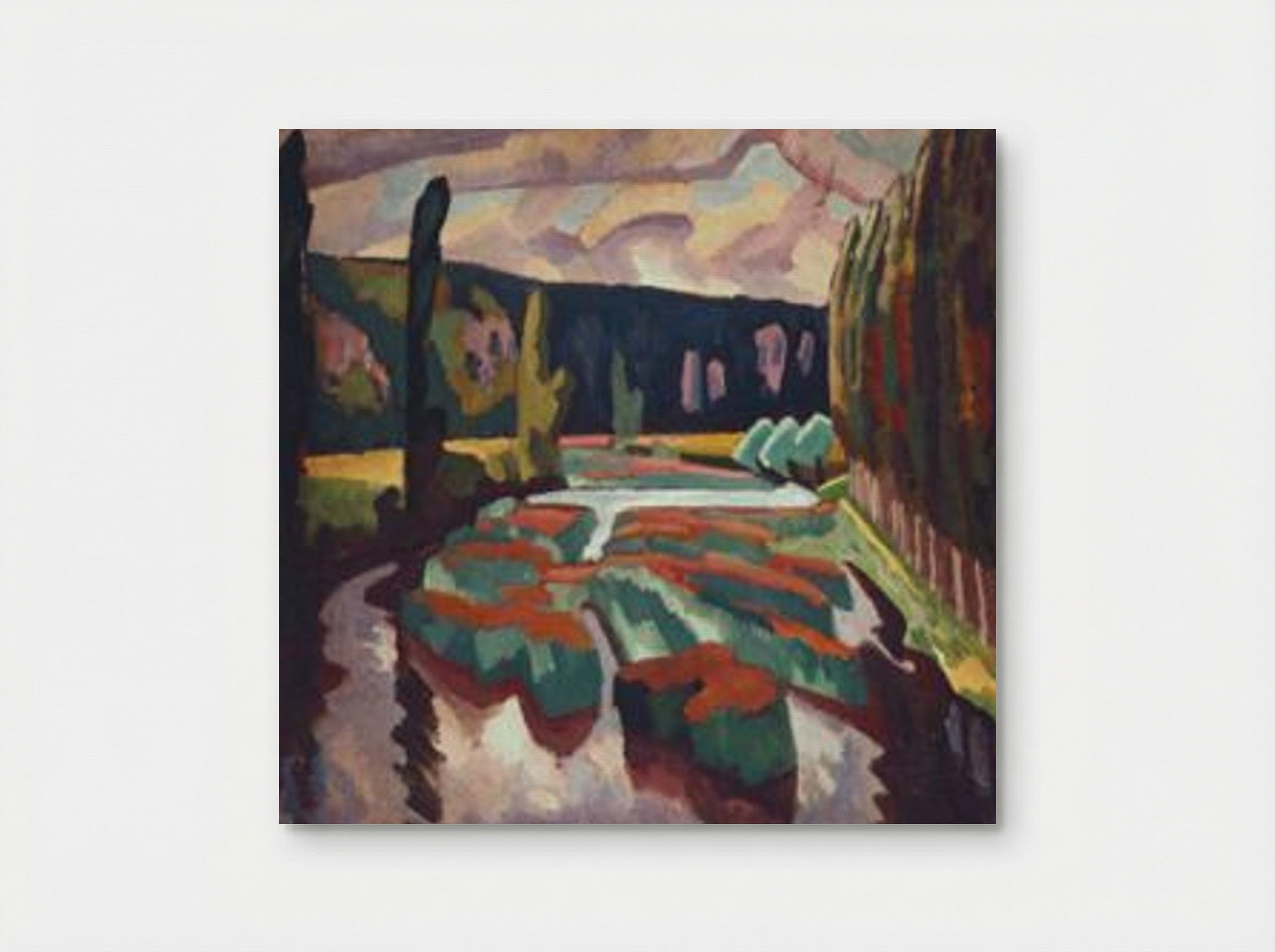 River with Poplars - Roger Fry - Poster