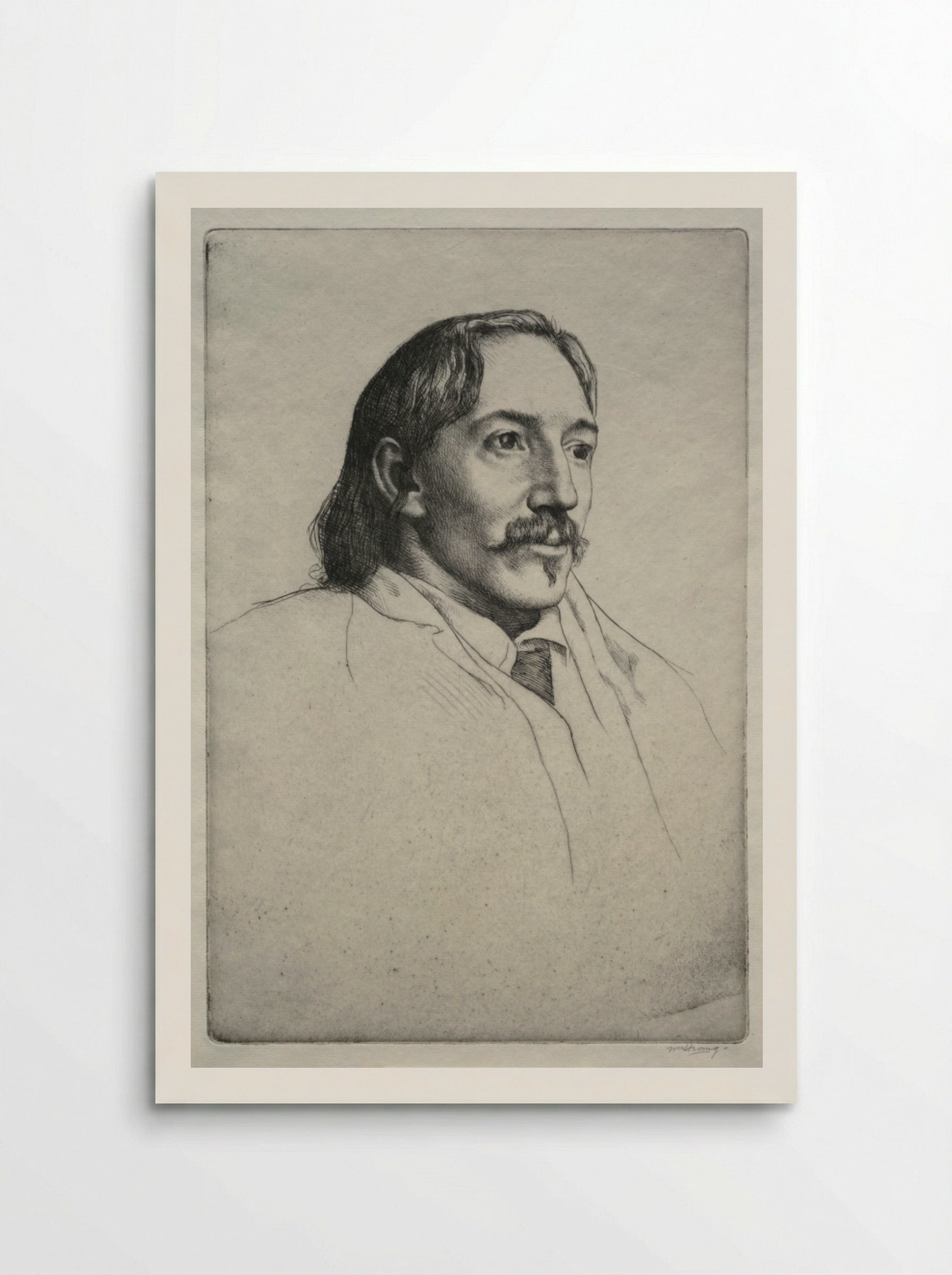 Robert Louis Balfour Stevenson - William Strang - Poster