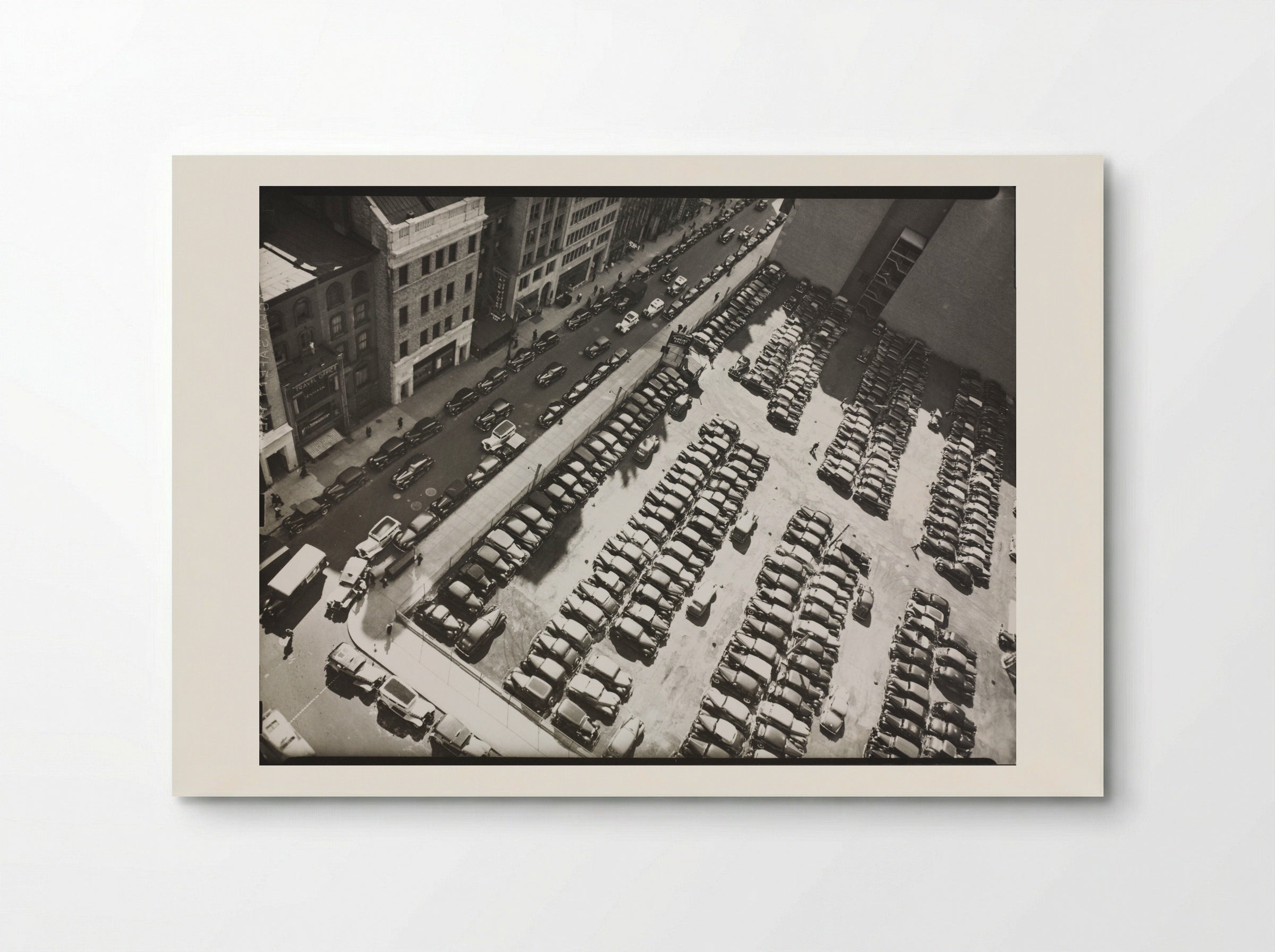 Rockefeller Center Parking Space - Berenice Abbott - Poster