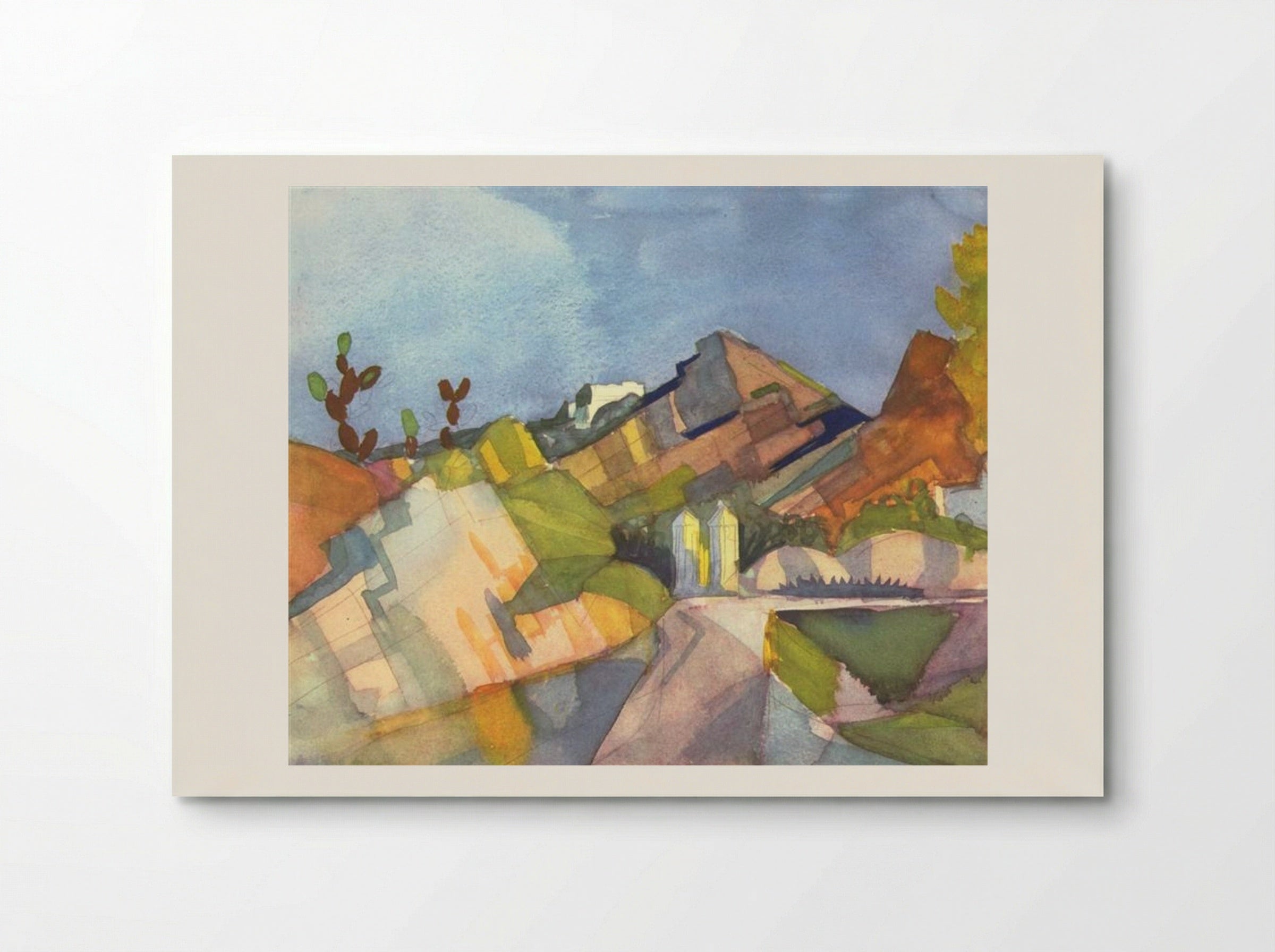 Rocky Landscape - August Macke - Poster