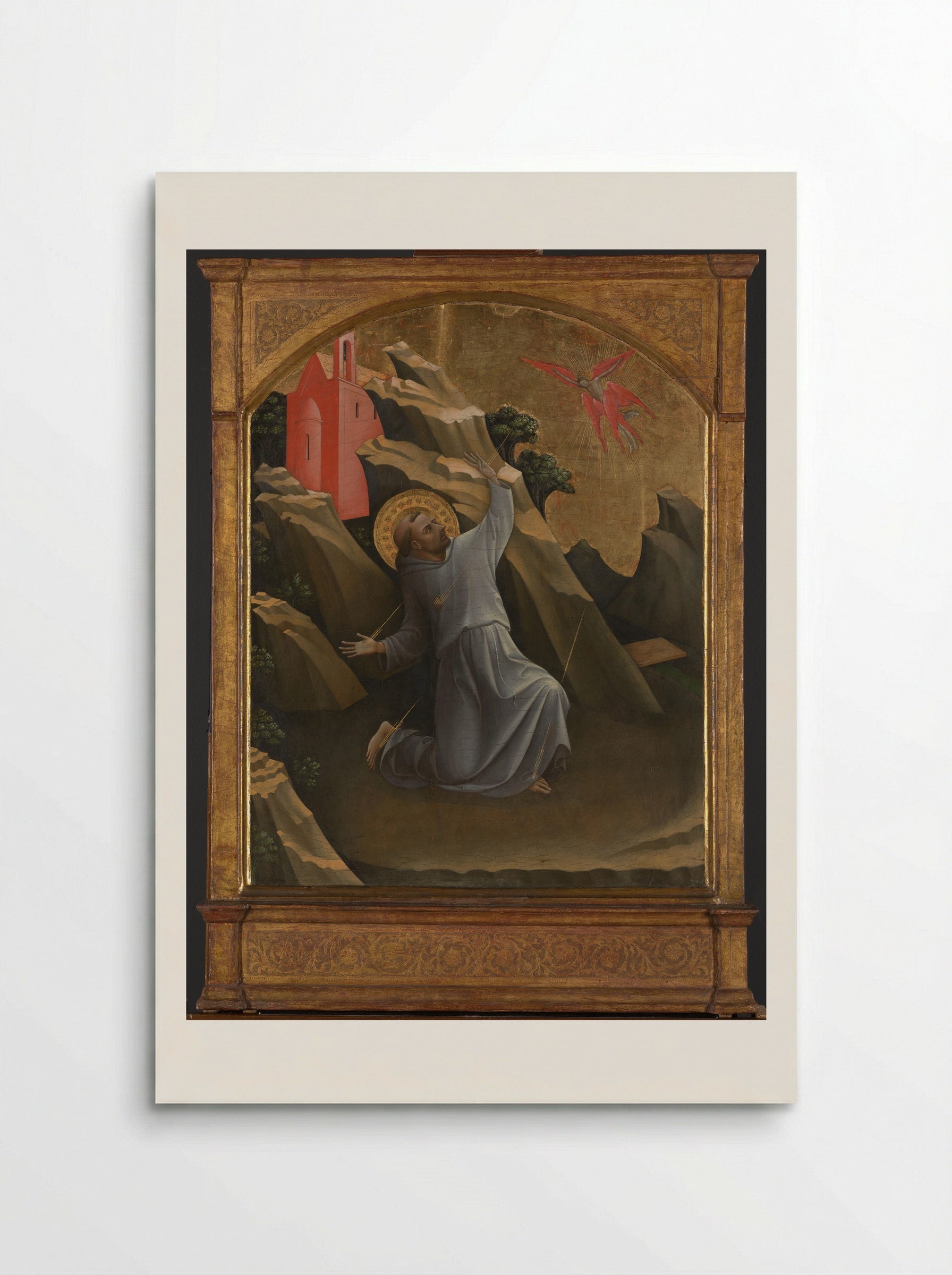 Saint Francis Receiving the Stigmata - Lorenzo Monaco - Poster