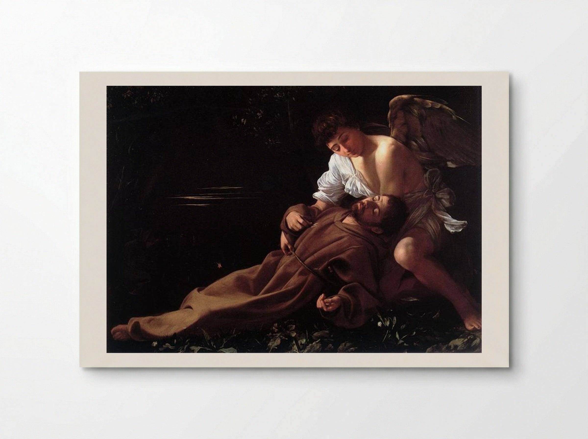Saint Francis of Assisi in Ecstasy - Caravaggio - Poster