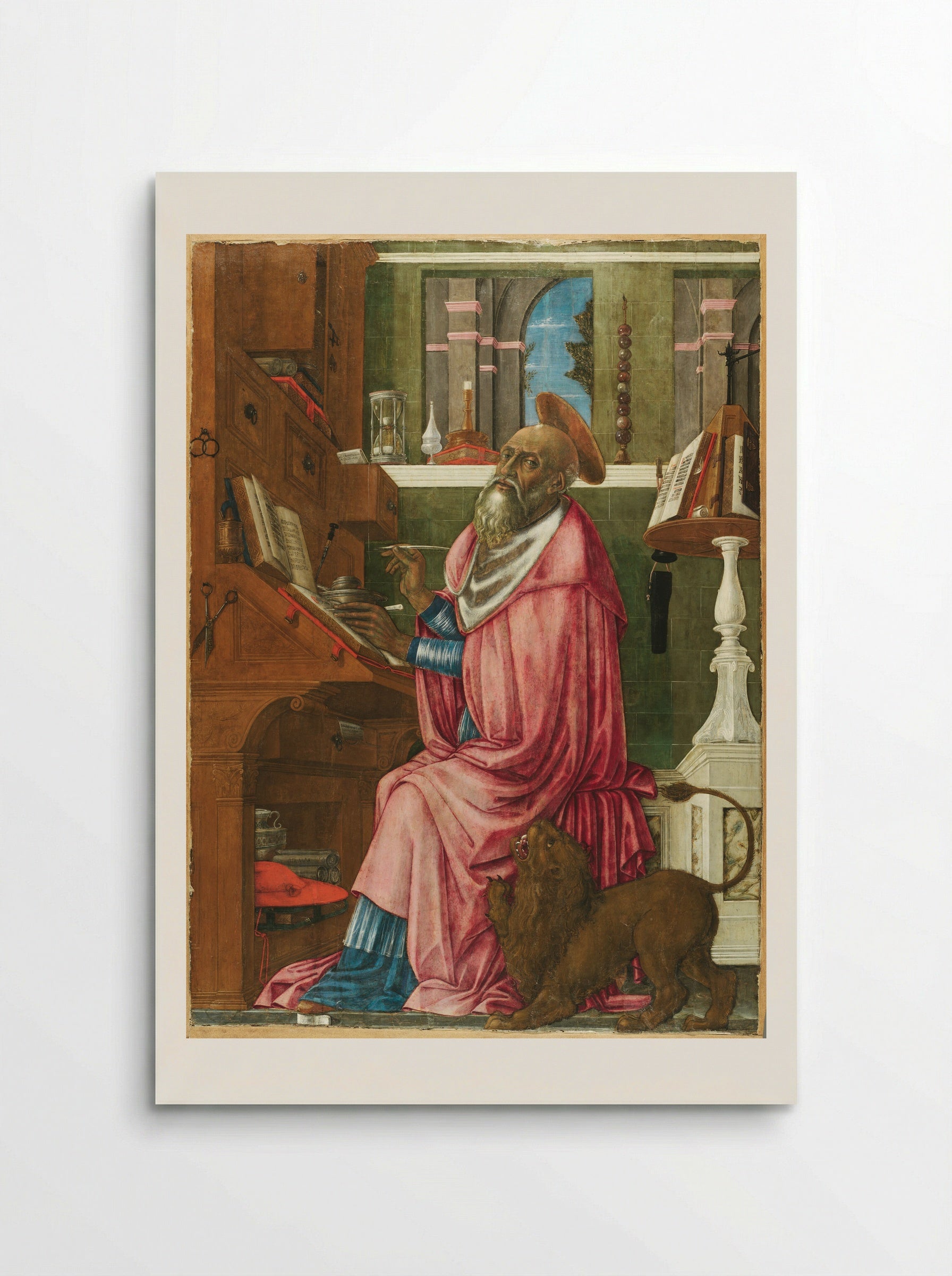 Saint Jerome in his Study - Matteo di Giovanni - Poster