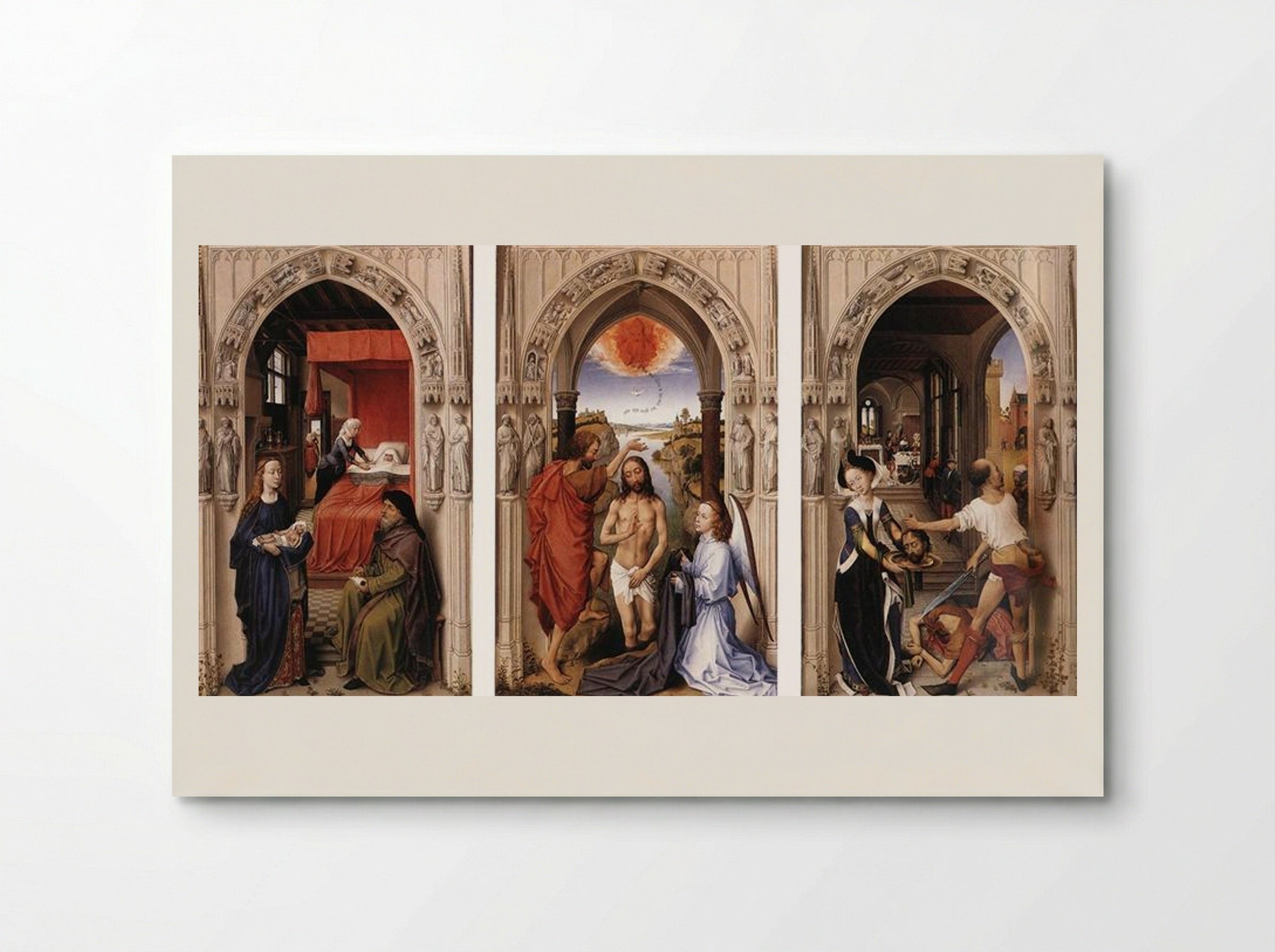 Saint John Altarpiece - Rogier van der Weyden - Poster