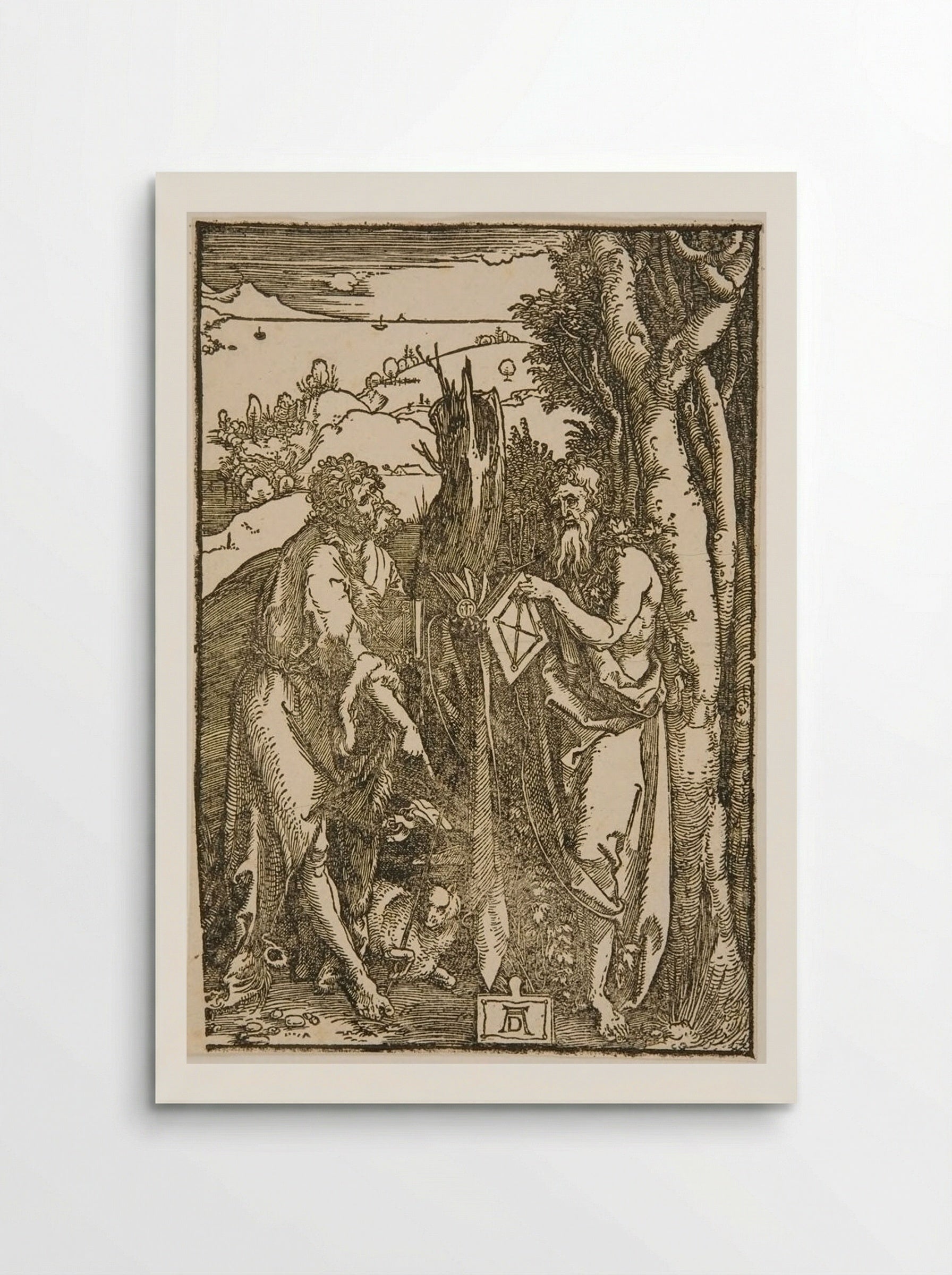 Saint John the Baptist and Saint Onuphrius - Albrecht Dürer - Poster