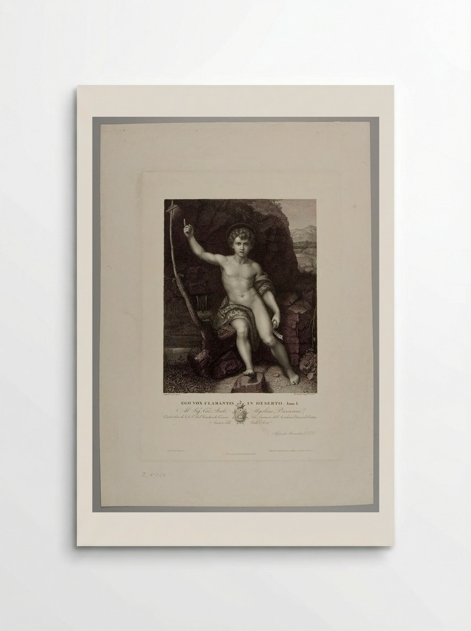 Saint John the Baptist in the Desert - Vincenzo Biondi - Poster