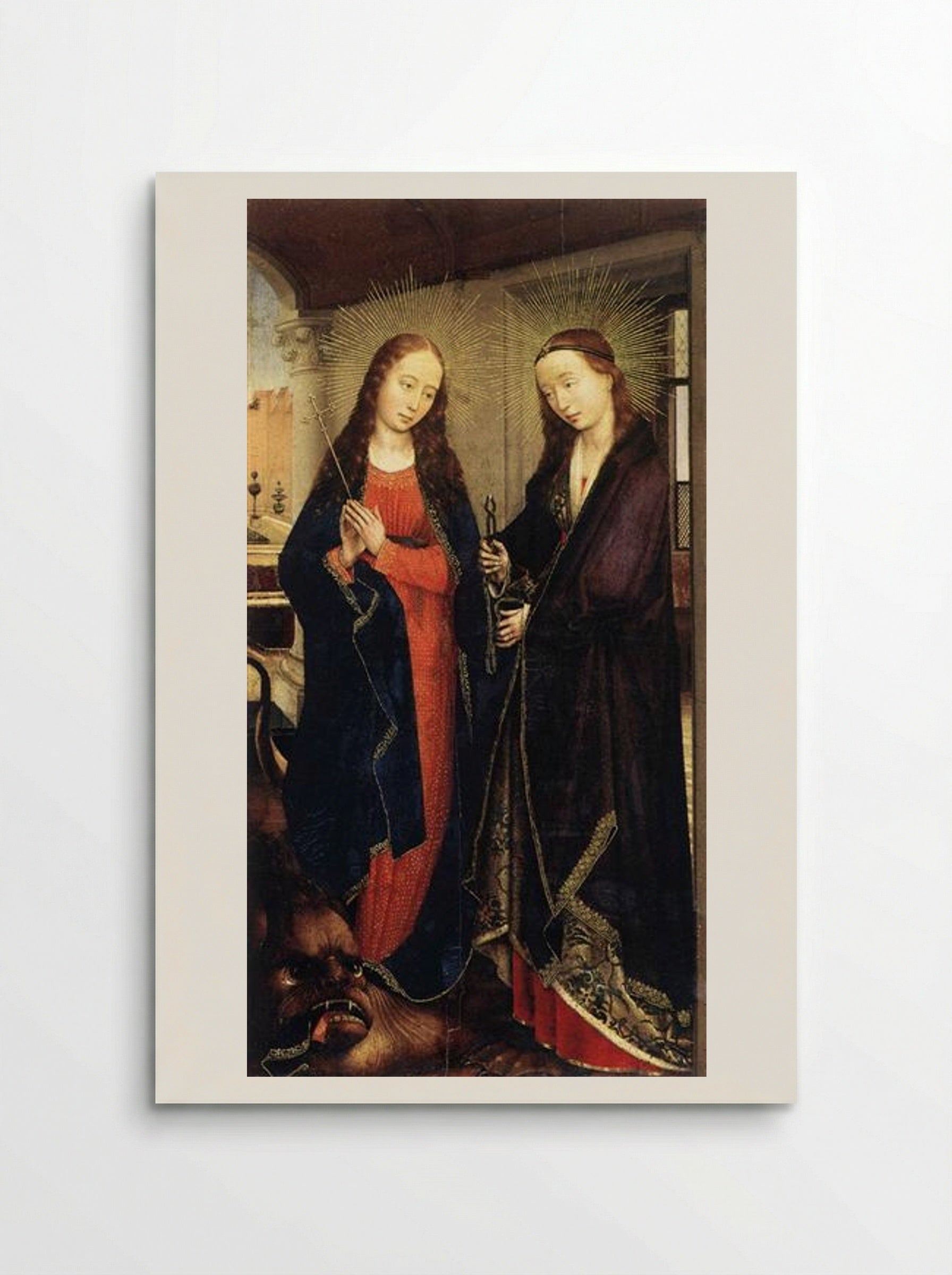 Saints Margaret and Apollonia - Rogier van der Weyden - Poster